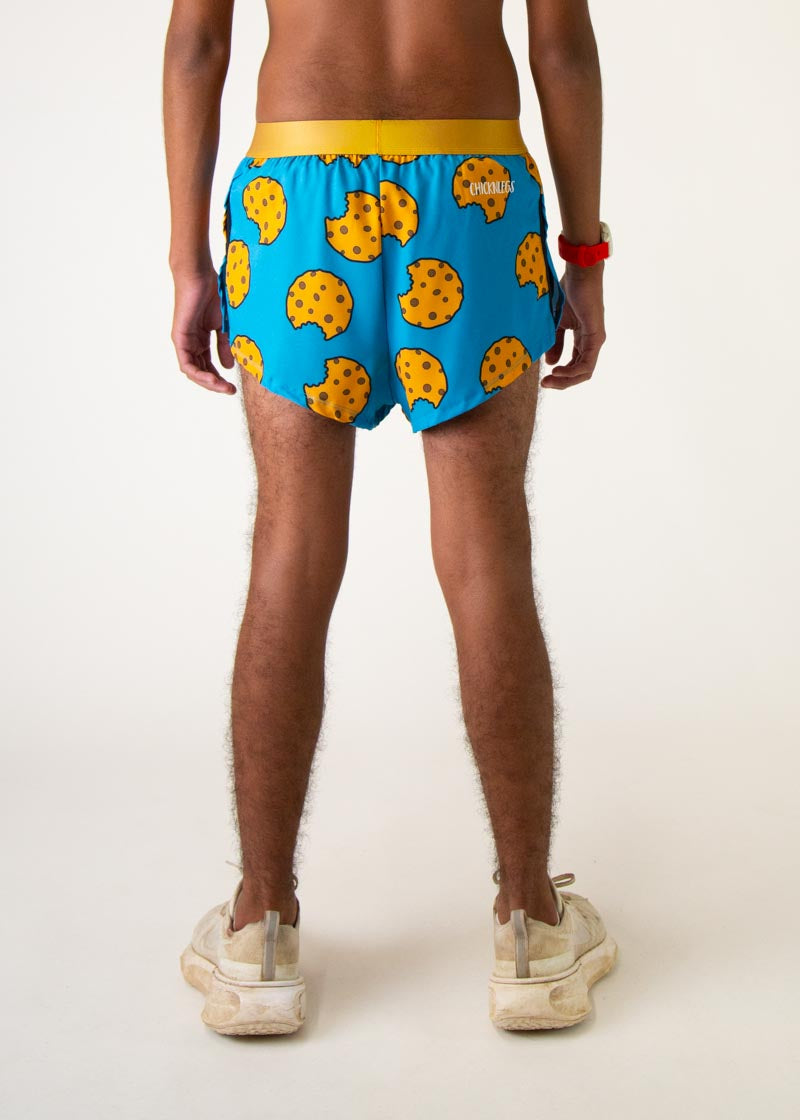 **Men's Chocolate Chip Cookies 2 Split Running Shorts - Lightweight & Breathable for Gym, Jogging & Outdoor Workouts**