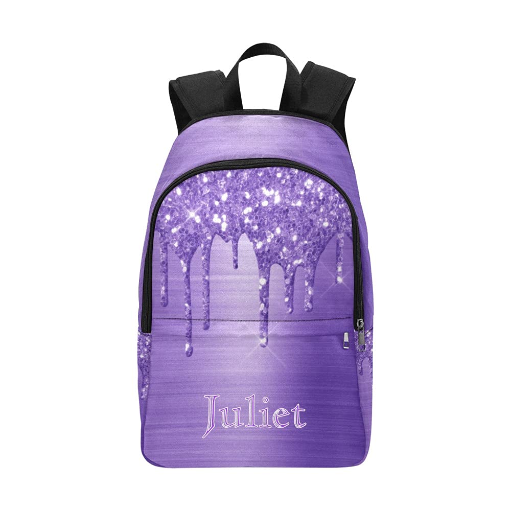 Waterproof Purple Art Backpack - Lightweight Durable Travel Backpack for Sports, Gym, Hiking & Everyday Use | Casual Daypack for Men & Women