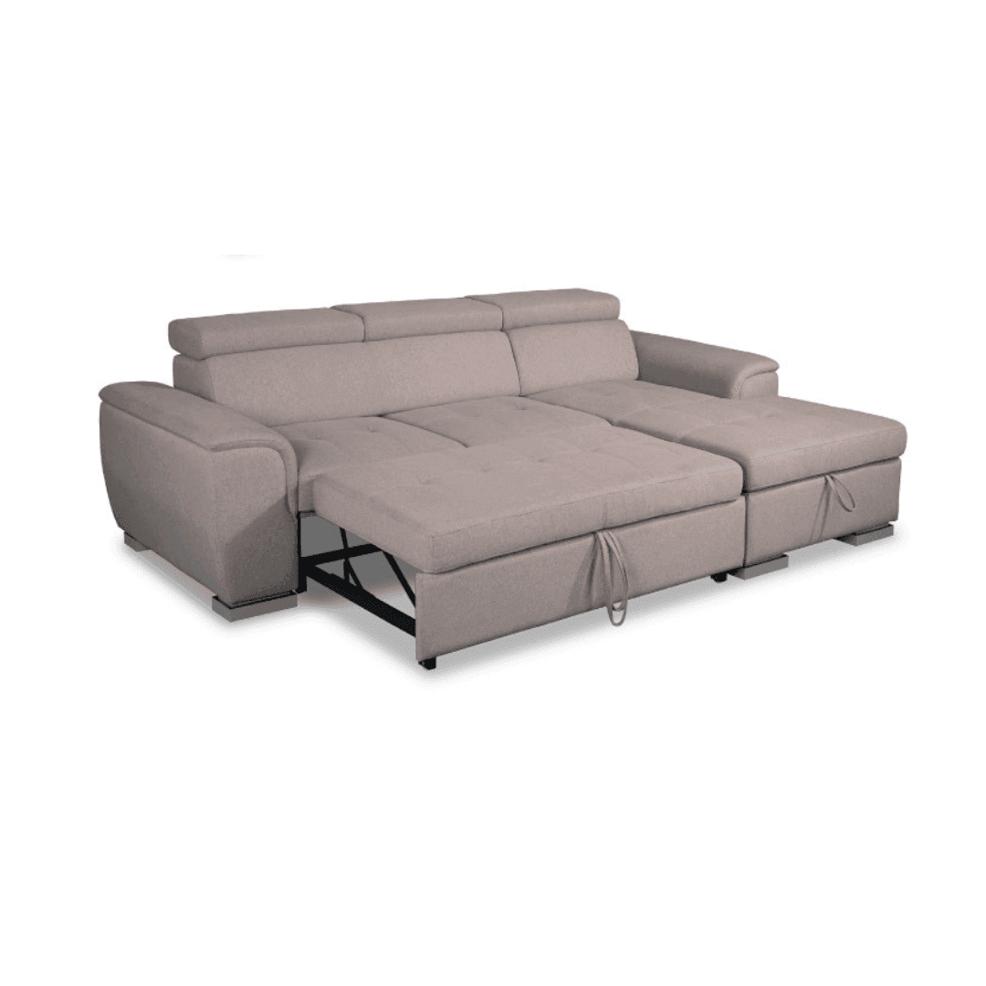 Gregorio Convertible Storage Sofa Bed - 3-in-1 Multifunctional Furniture for Small Spaces | Guest Bed, Living Room Seating & Hidden Storage Solution | Perfect for Apartments, Dorms & Home Offices