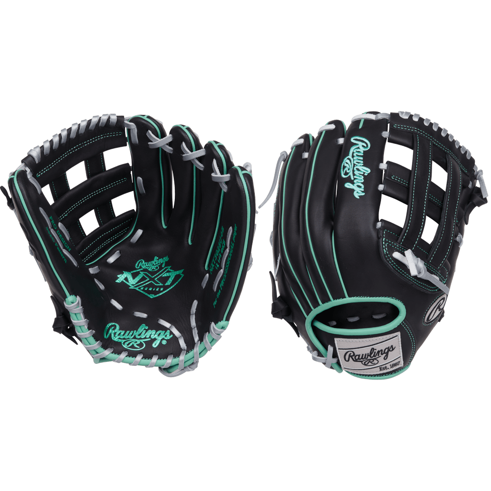 Rawlings NXT Series 12.5 Inch Baseball Glove for Adults - NXT3028U-6B | Premium Leather Fielding Mitt for Baseball & Softball Games, Practice & Training