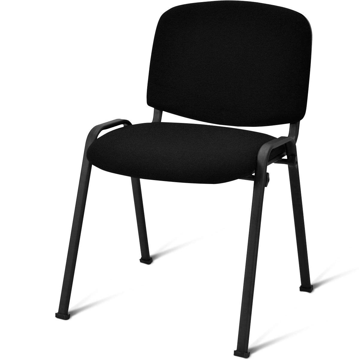 Elegant Conference Chairs Set of 5 - Modern Office Waiting Room & Guest Reception Seating - Perfect for Business Meetings, Lobby Areas, and Professional Workspaces