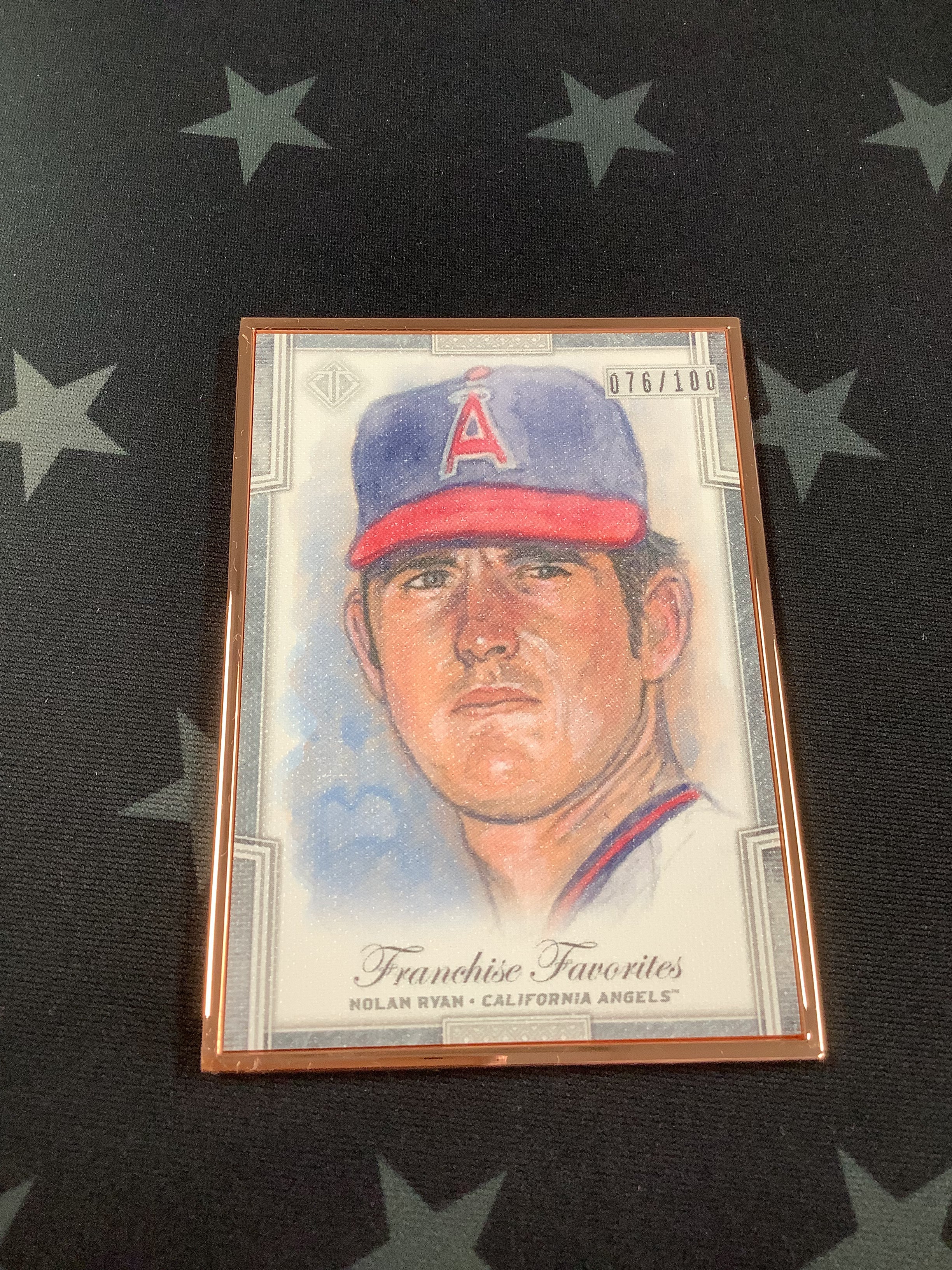2019 Nolan Ryan Franchise Favorites Transcendent Collection Baseball Card #FFR NOR /100 - Rare Collectible for Sports Memorabilia Enthusiasts & Investment
