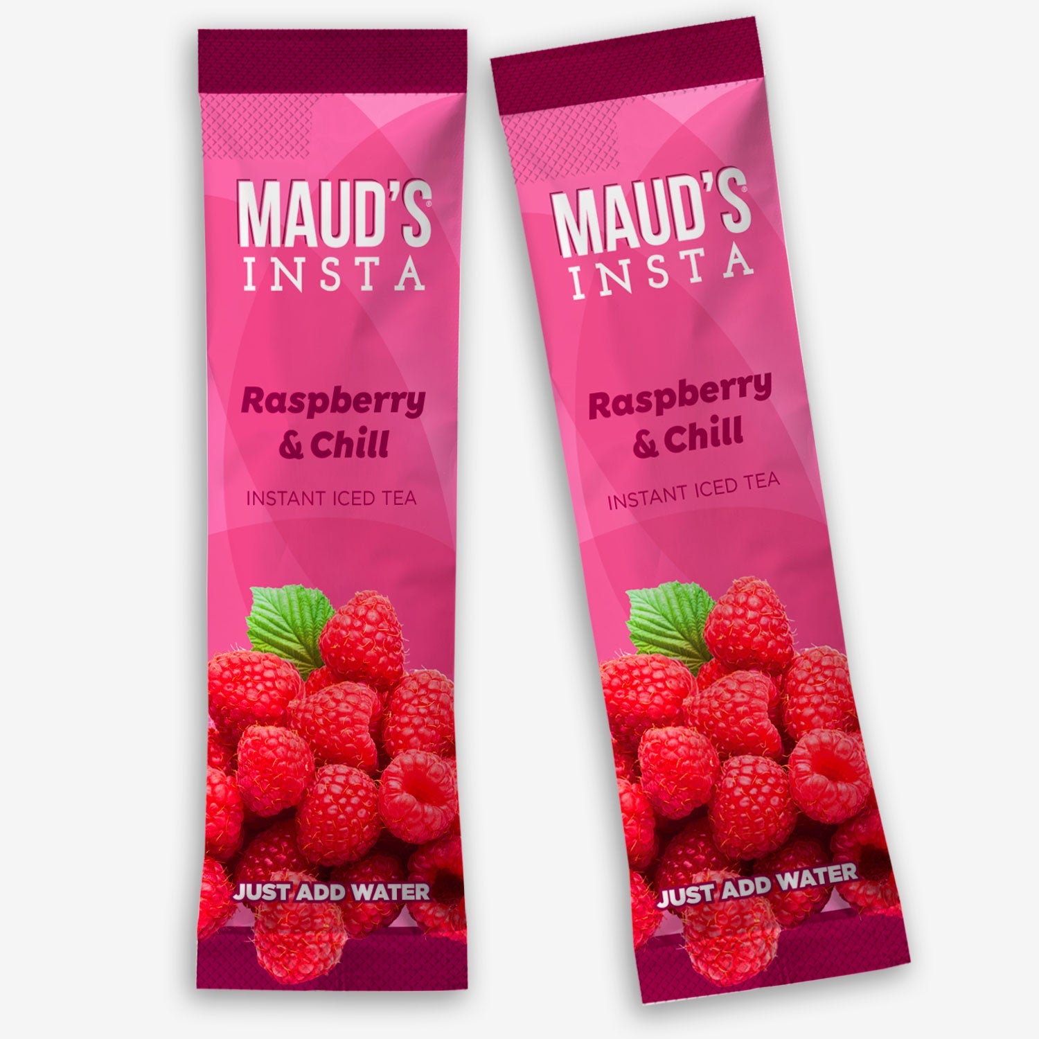 Maud's Instant Raspberry Iced Tea Mix - Refreshing Summer Drink Powder for Home, Office & Outdoor Activities - Perfect for Picnics, BBQs & Pool Parties