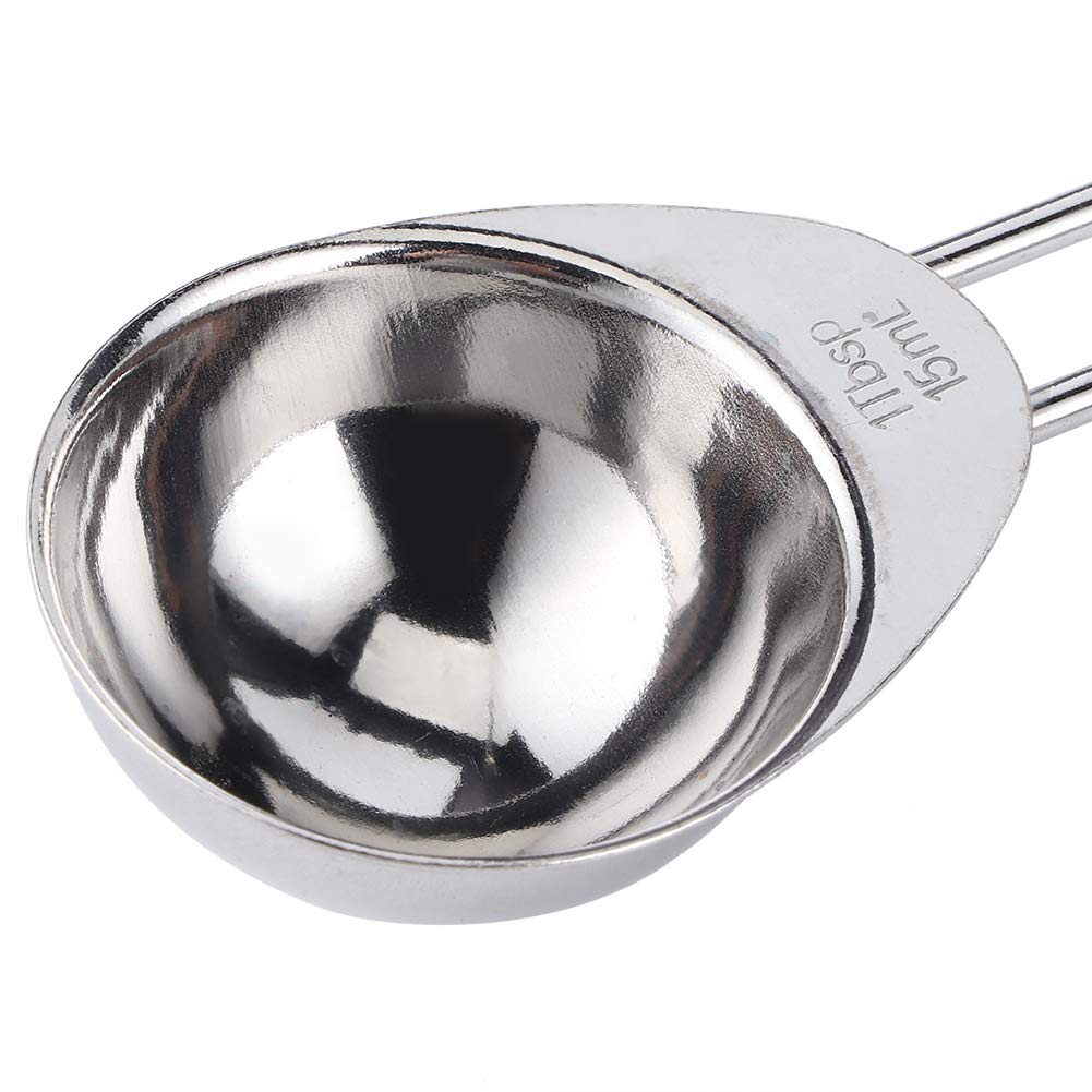 Stainless Steel Measuring Cups and Spoons Set - 18-Piece Kitchen Measuring Tools for Baking, Cooking & Coffee - Perfect for Home, Milk Tea Shop, Bar & Coffee Shop (Silver) | Durable & Portable Measurement Kit for Liquid & Dry Ingredients