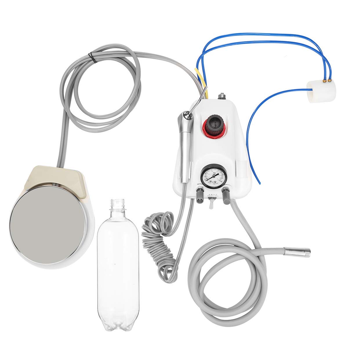 Portable Mini Turbine Machine - 4 Holes Plastic Shell Lab Equipment Accessories for Science Experiments & DIY Projects | Perfect for Laboratory, Classroom & Home Use