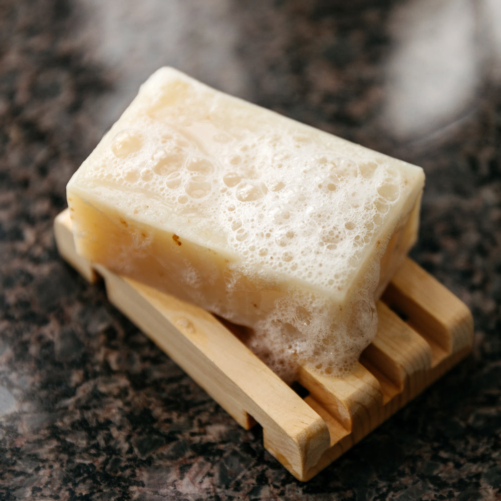 Organic Lemongrass & Sass Soap Bar - Natural Handmade Soap for Sensitive Skin - Perfect for Daily Use, Gifts & Spa Relaxation