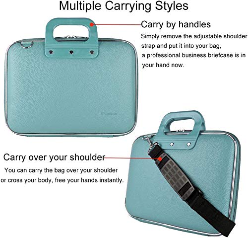 Stylish Laptop Shoulder Bag for 13.5 Inch Microsoft Surface Laptop 3/2/1 - Durable & Lightweight Work Commuter Bag for Business Travel & College