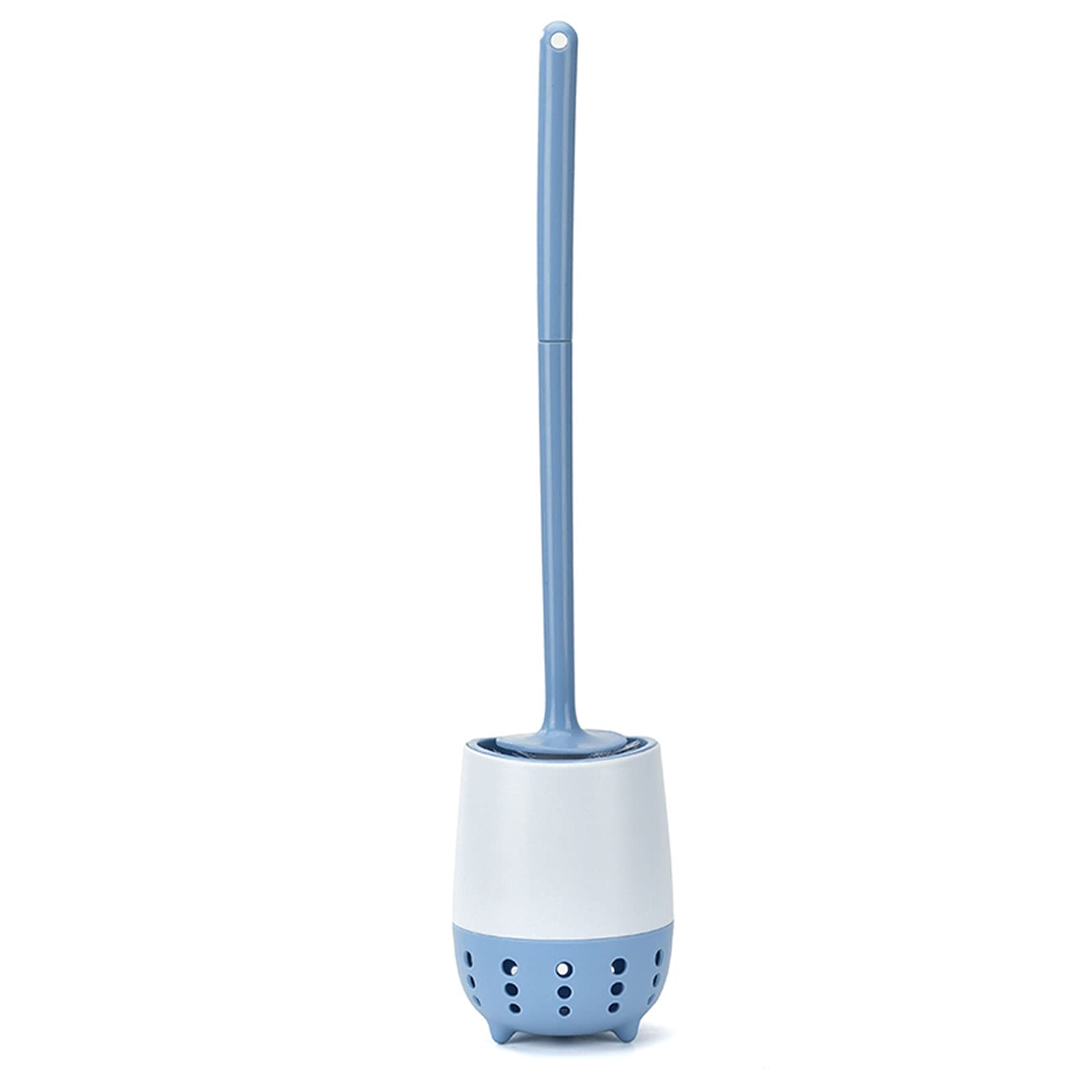 XIAOSAKU Heavy Base Toilet Brush with Strong Bristles - Bathroom Cleaning Essentials