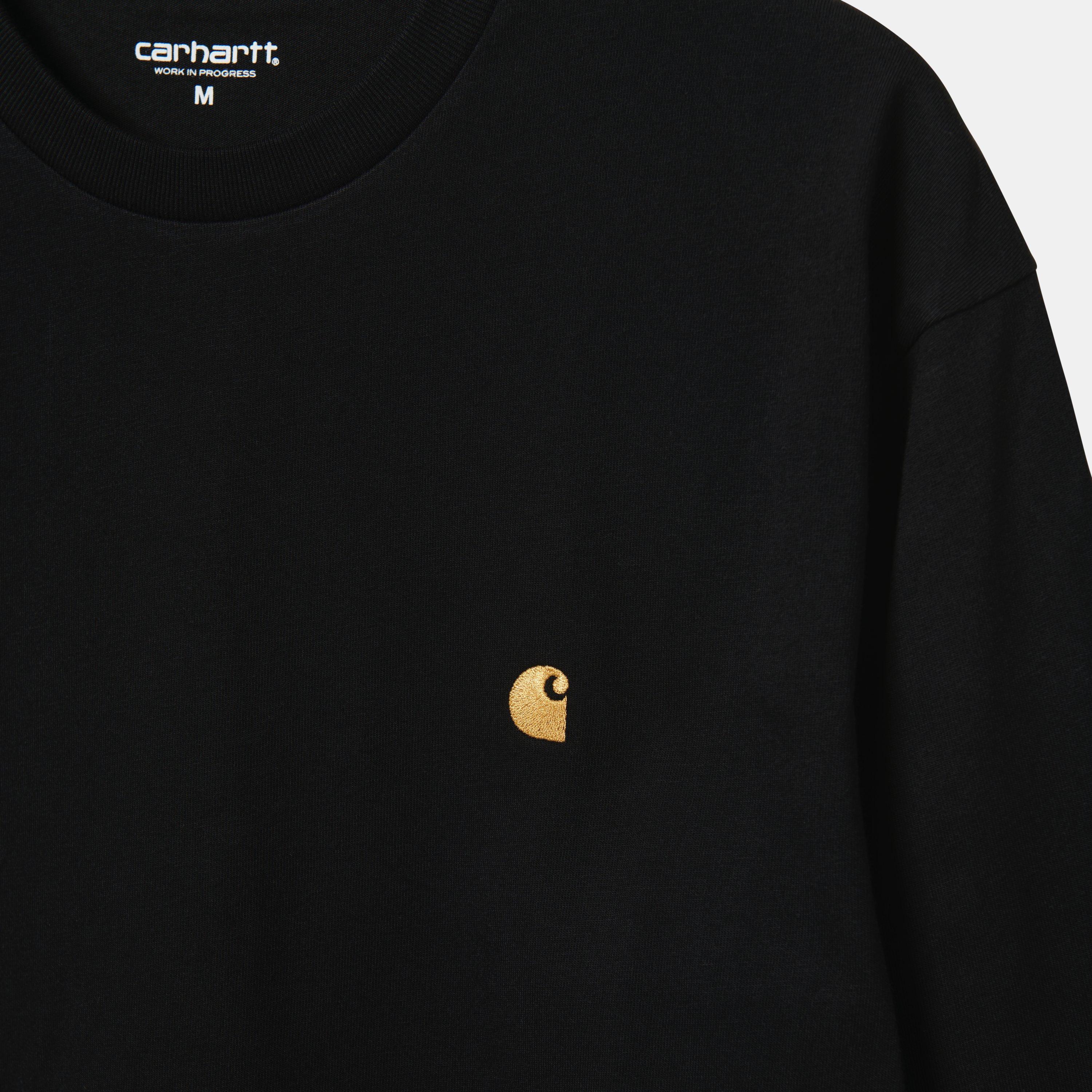 Chase Long Sleeve T-Shirt for Men - Soft Cotton Black Shirt | Casual Wear, Layering & Everyday Comfort