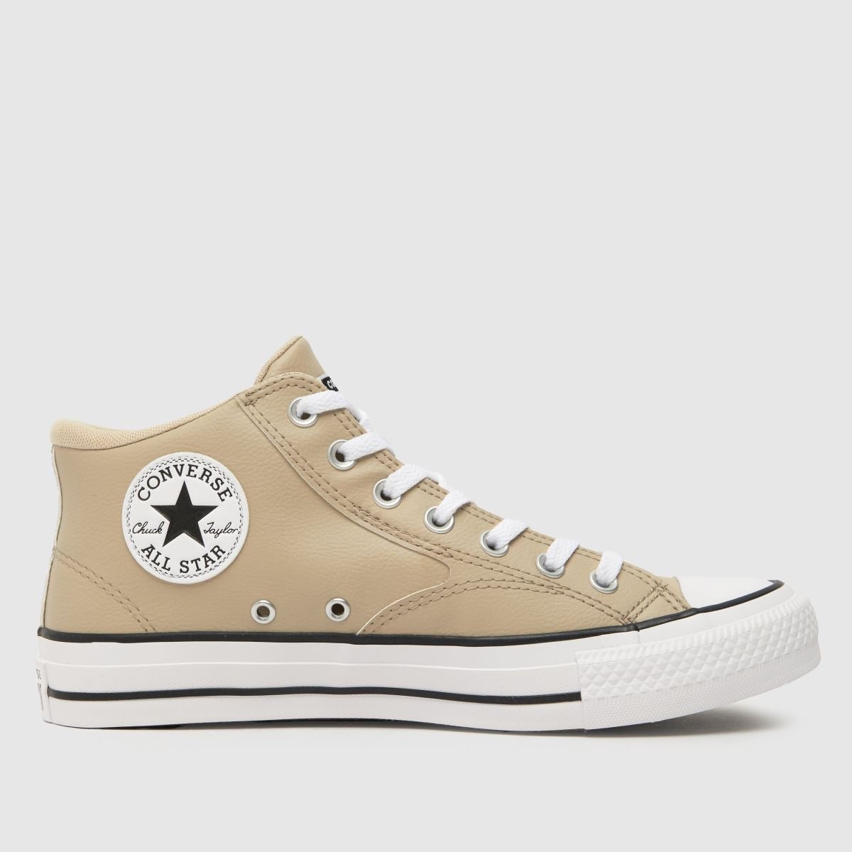 Converse Men's All Star Malden Mid Stone Sneakers - Classic High-Top Canvas Shoes for Casual Wear & Street Style