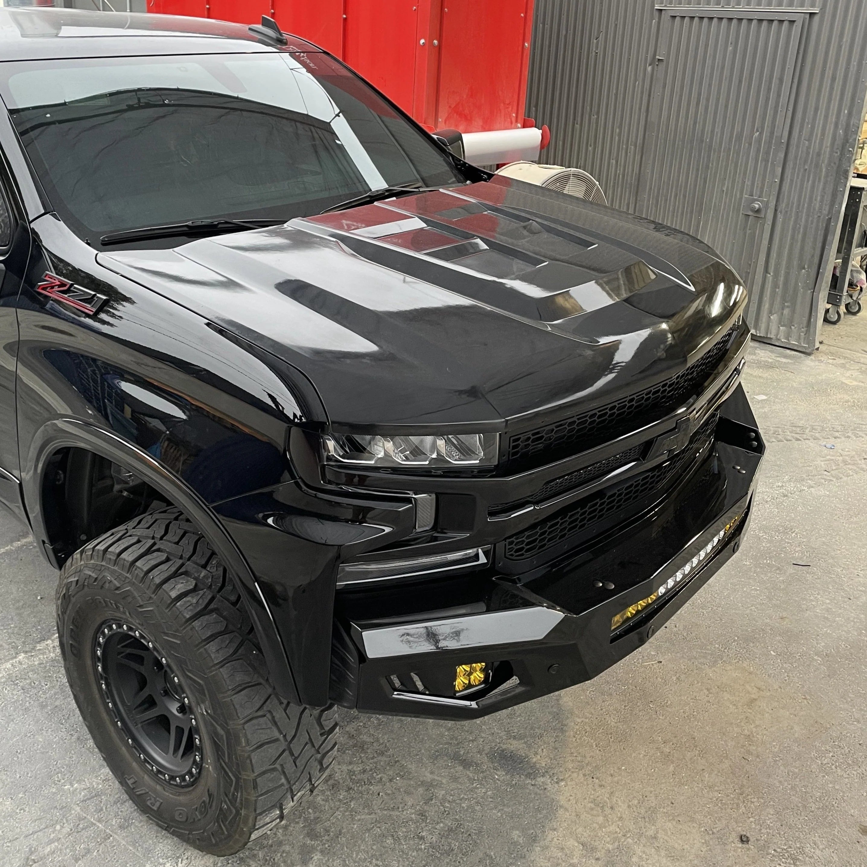 2019-2021 Chevrolet Silverado Replacement Hood - Durable OEM Fit for Chevy Silverado 1500 2500 3500 - Perfect for Off-Roading & Truck Restoration Projects