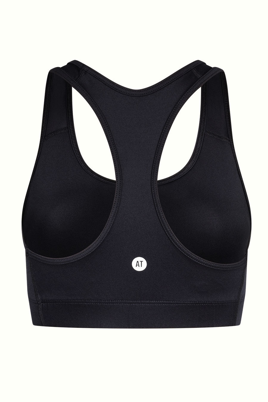 Black Training Move Crop Top - Women's Workout Shirt for Yoga, Running & Gym