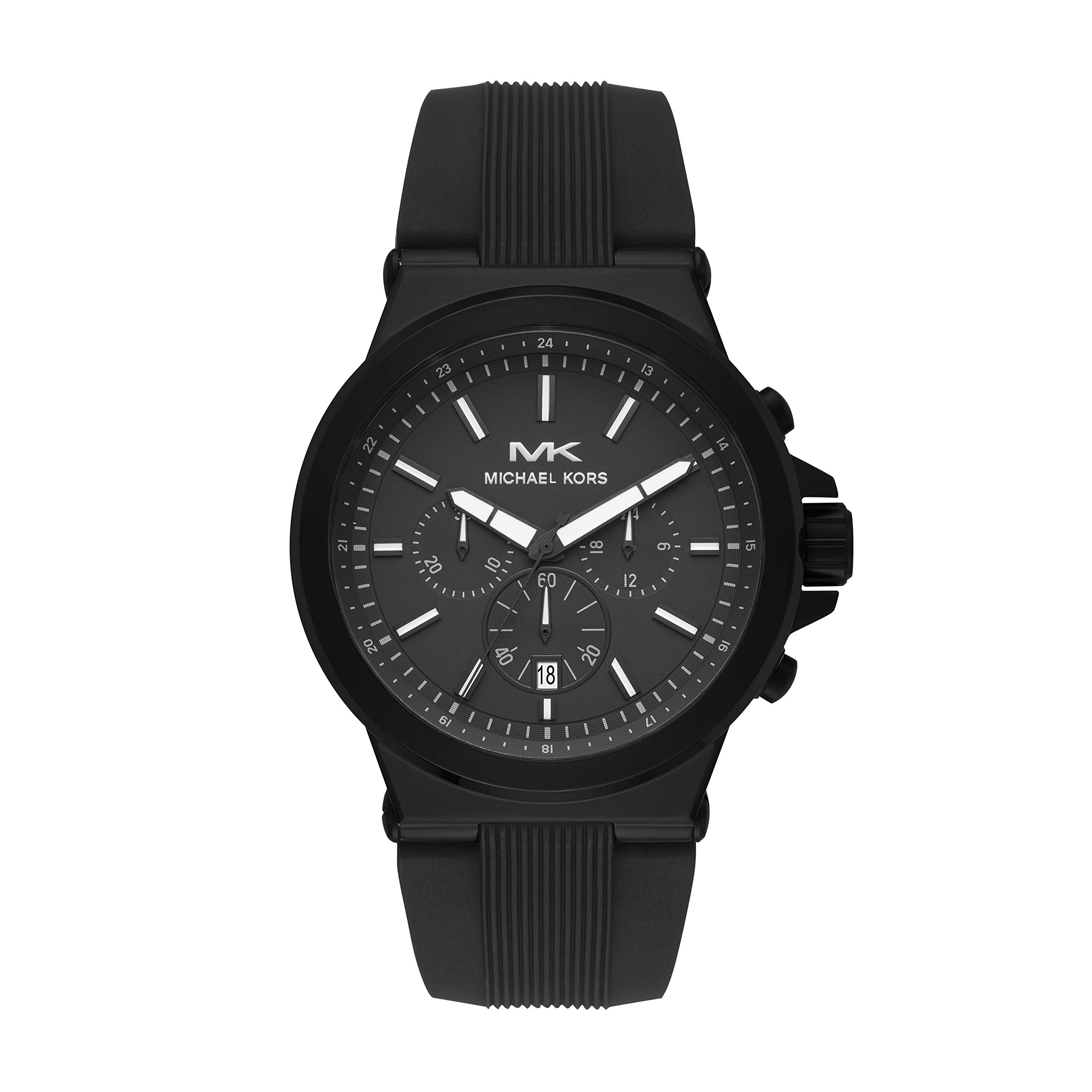 Michael Kors Dylan Men's Stainless Steel Chronograph Watch - Water Resistant, Date Display - Perfect for Business, Casual & Formal Occasions