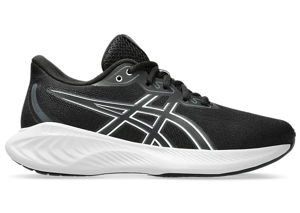 ASICS Gel Cumulus 26 Running Shoes for Kids - Black/White - Lightweight Cushioned Sneakers for School, Sports & Daily Activities