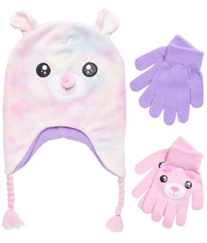 Pink Bear Gloves