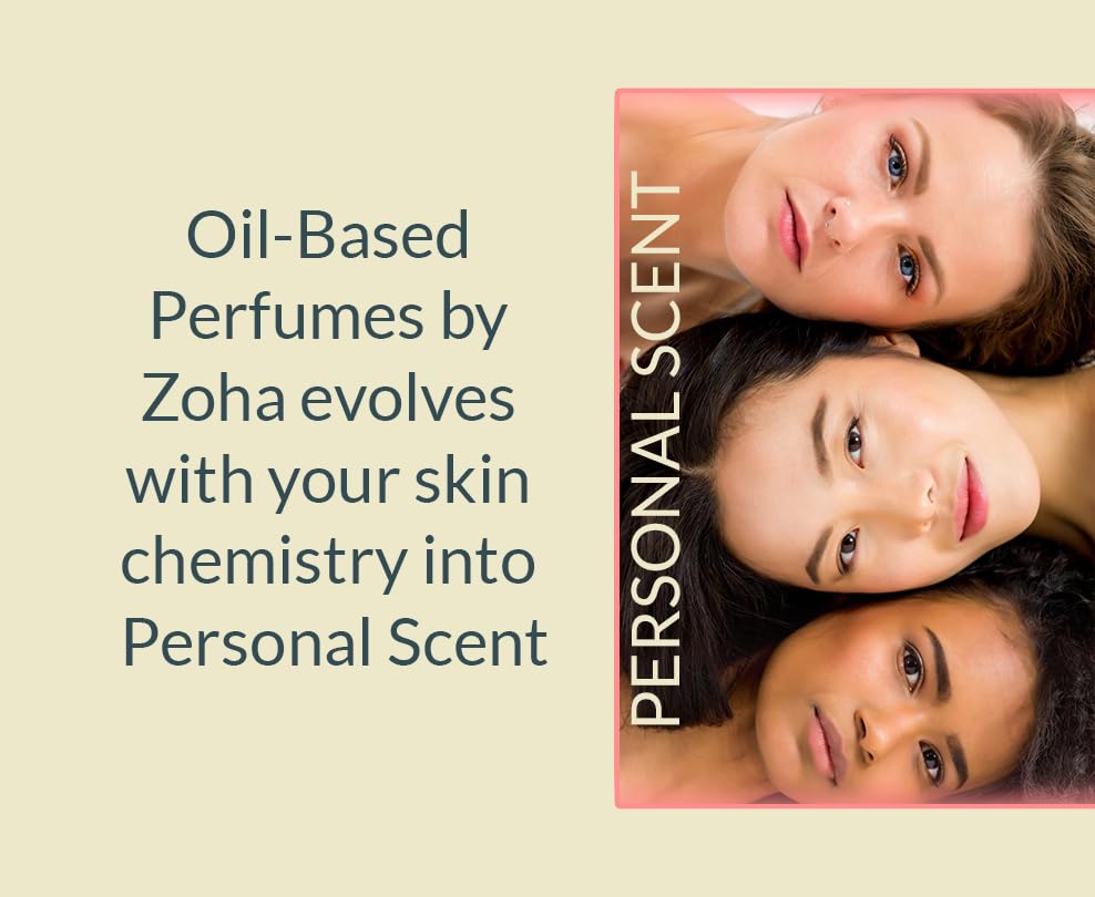 Zoha Egyptian Musk Perfume Oil - Alcohol-Free Roll On & Fragrance Mist for Women & Men | Long-Lasting Arabian Scent for Date Night, Work & Special Occasions