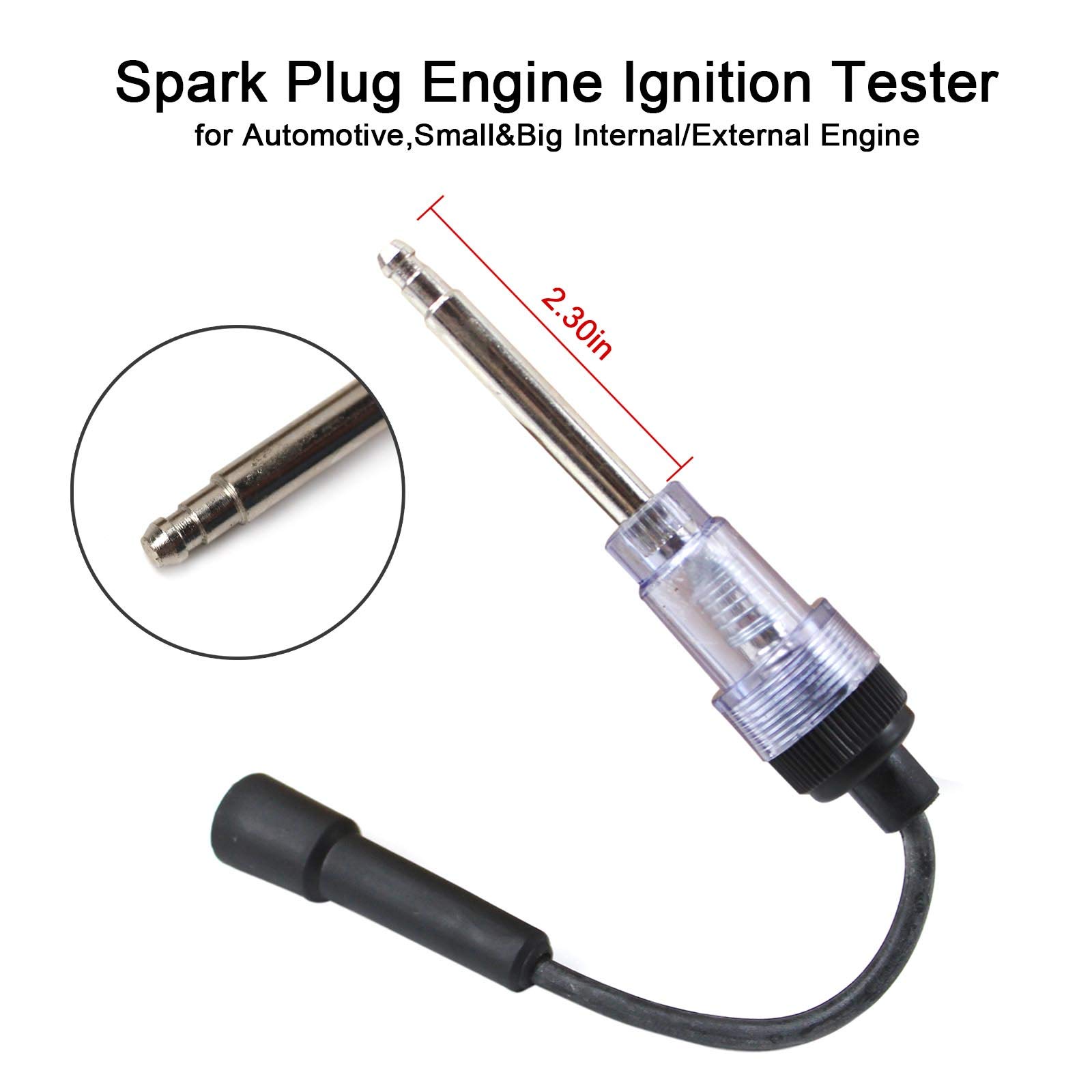 10-Piece Carburetor Adjustment Tool Kit with Case - Carb Tune-Up Tools, Cleaning Brush & Spark Tester for 2-Cycle Engines - Perfect for Lawn Mowers, Chainsaws, Motorcycles & Small Engine Maintenance