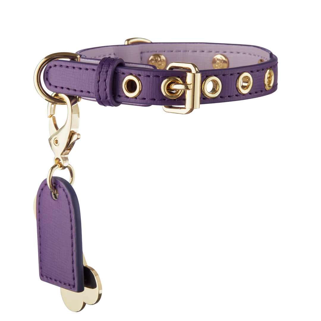 Purple Lilac Dog Collar - Adjustable Soft Nylon Pet Collar for Small Medium Large Dogs - Perfect for Walks, Training & Grooming