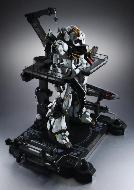 Bandai Metal Structure RX-93 v Nu Gundam Diecast Action Figure Model Kit - Premium Collectible Anime Robot Toy for Display & Gundam Fans (Reissue) | Perfect for Home Decor, Anime Collections & Gift Giving