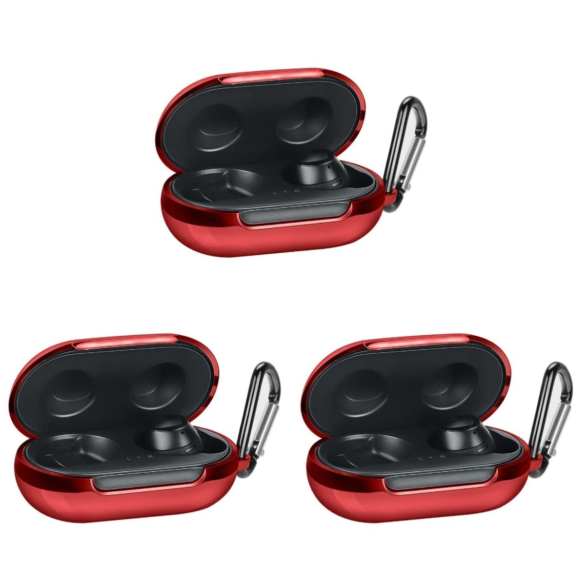 Mikikit 3-Pack Silicone Shockproof Wireless Earbuds Case Cover - Full Protection for AirPods & Bluetooth Headphones - Perfect for Gym, Travel & Daily Use
