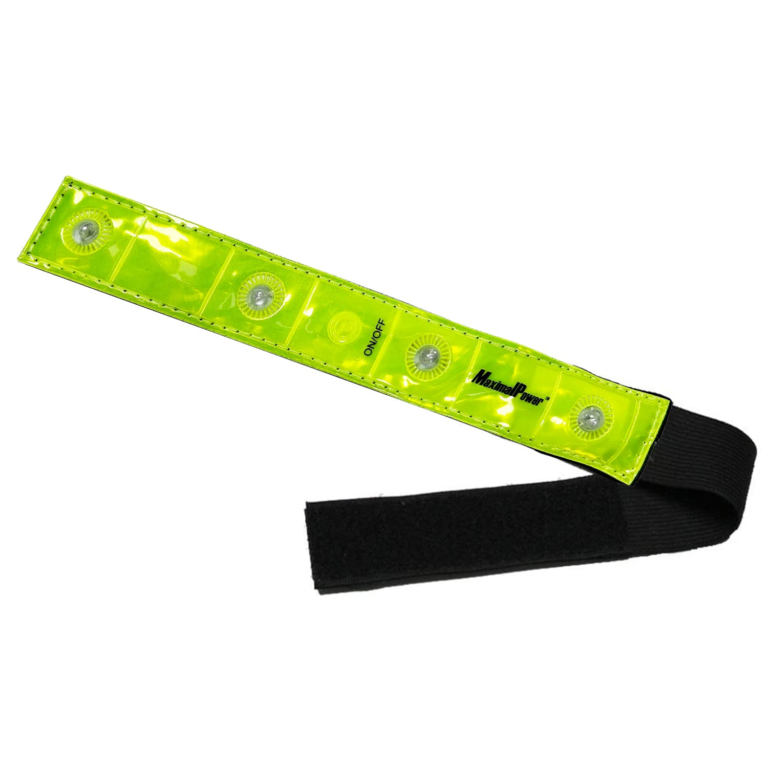 Roadside X Training Cross Country Cycling Safety Band with 4 LED Lights - High Visibility Reflective Armband for Night Running, Jogging & Outdoor Sports