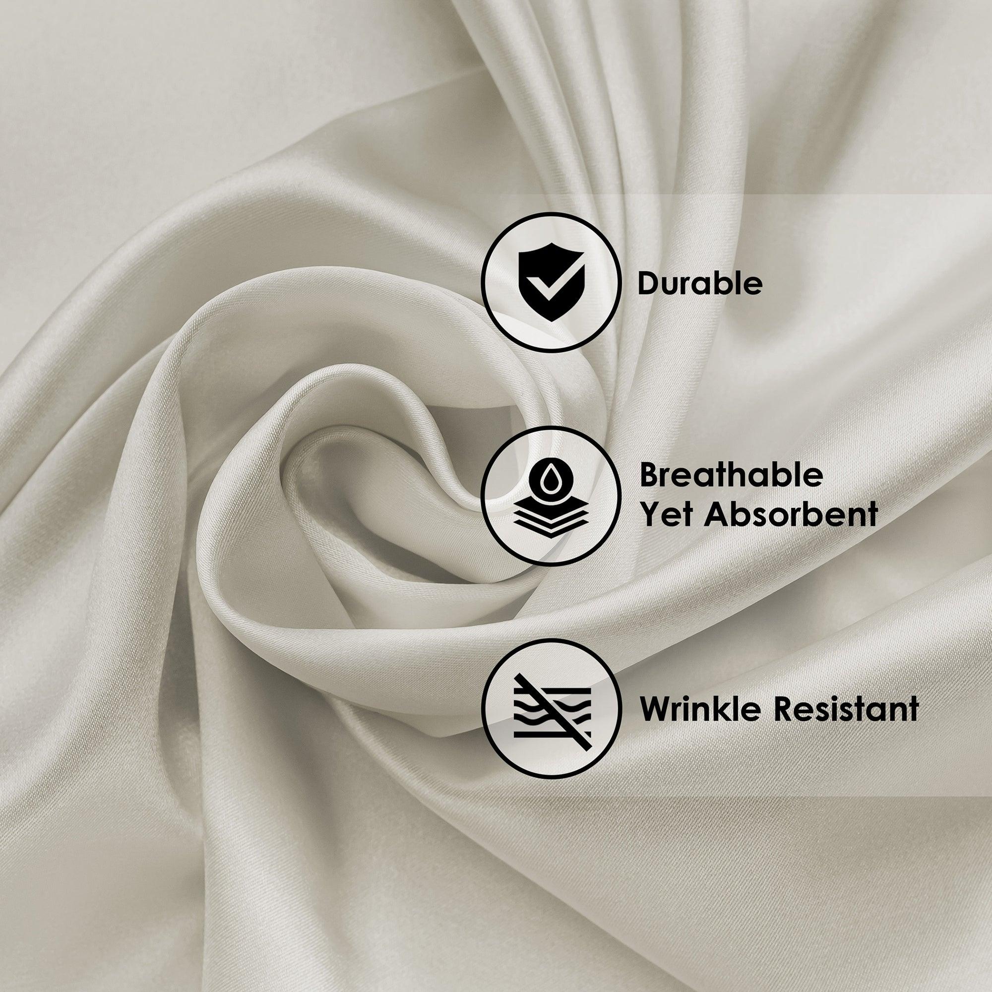 600 Thread Count Cotton Blend Solid Deep Pocket Sheet Set - Ultra Soft & Breathable Bed Sheets for Queen & King Size Beds - Perfect for Luxury Bedroom & Hotel Use
