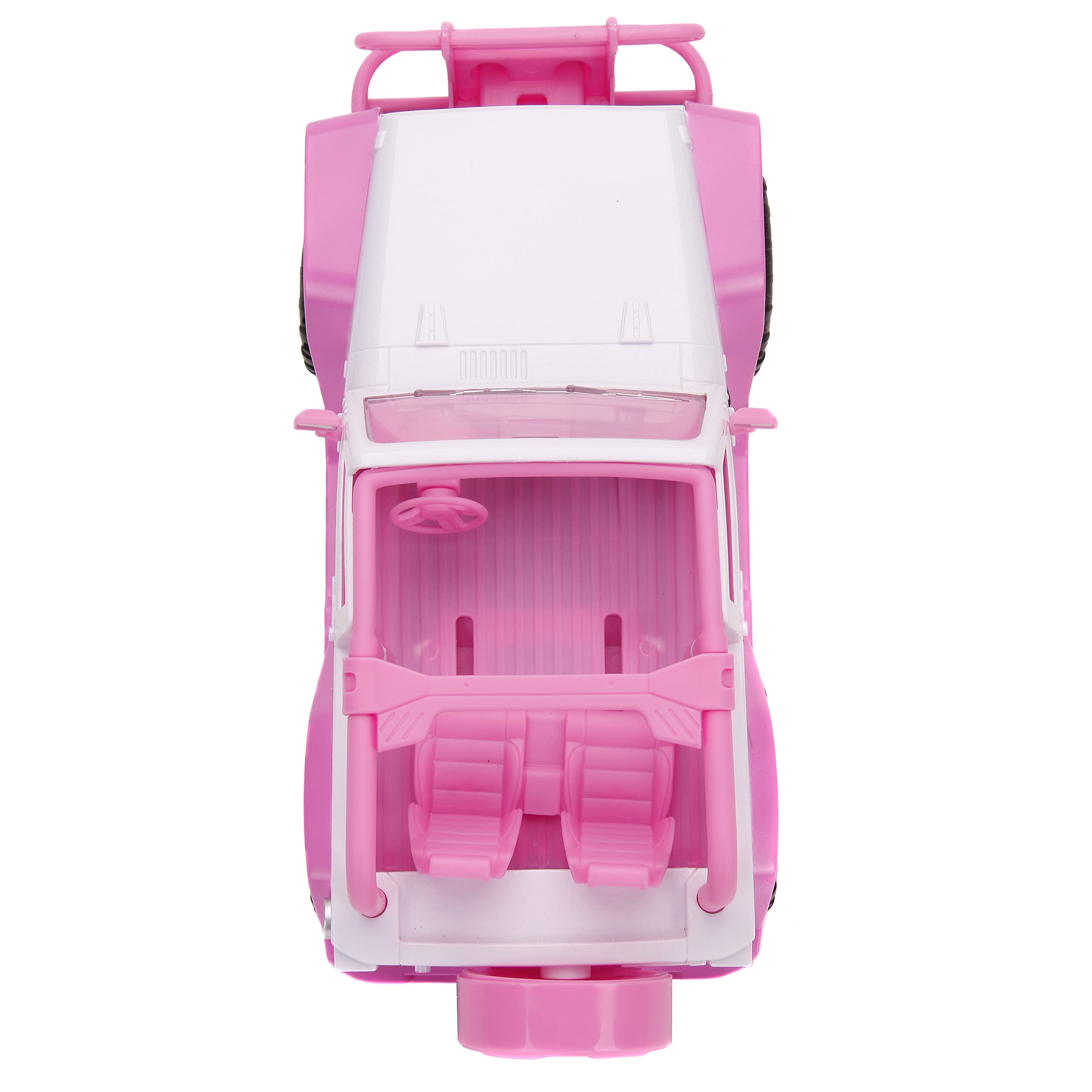 JADA Toys - Girlmazing 1:16 Scale Remote Control RC Jeep with Exclusive Star Design - Perfect for Girls' Indoor & Outdoor Play, Birthday Gifts, and Collectible Toy Cars