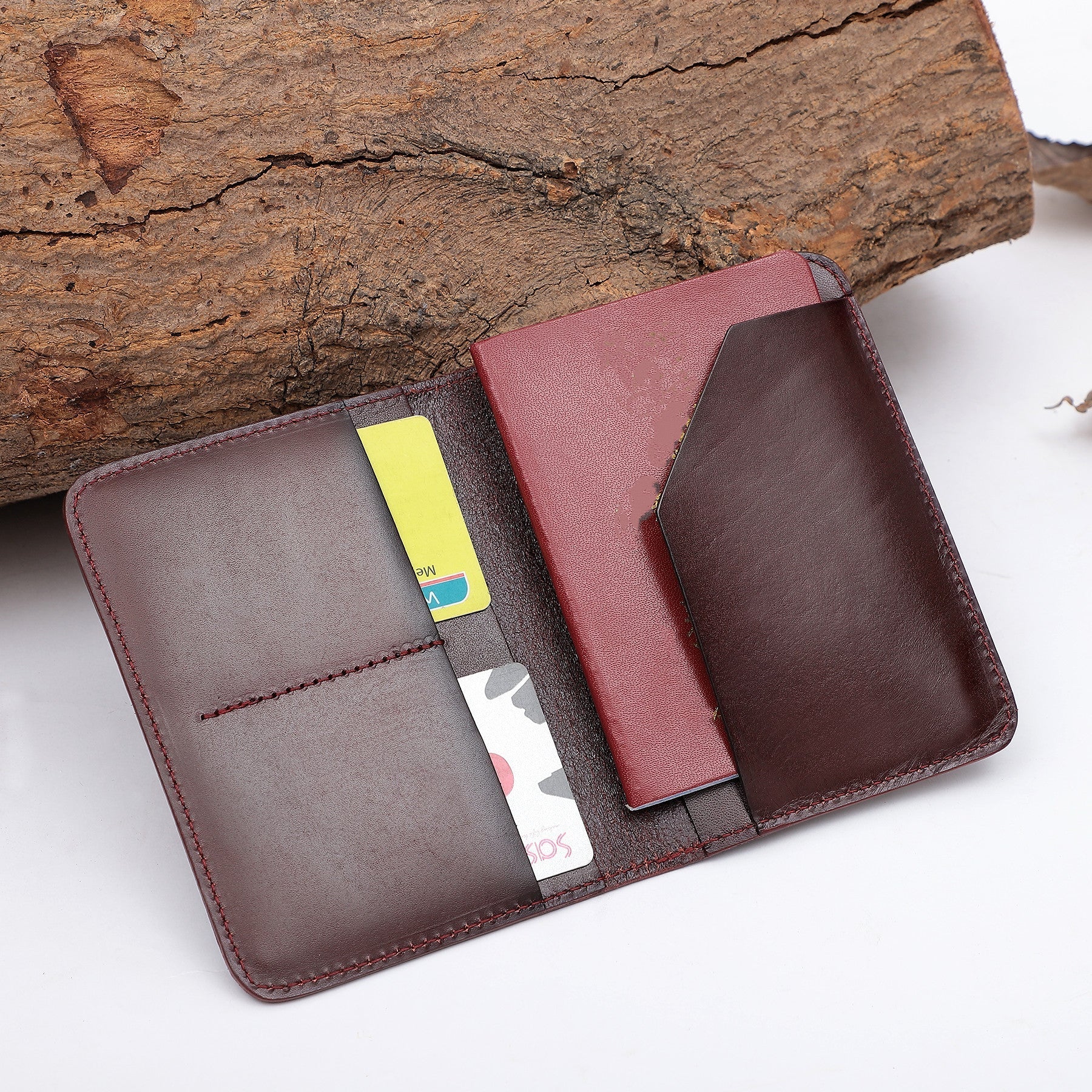 Slim RFID Blocking Passport Holder for Men & Women - Travel Wallet with Card Slots - Perfect for Airports, Vacations & Business Trips