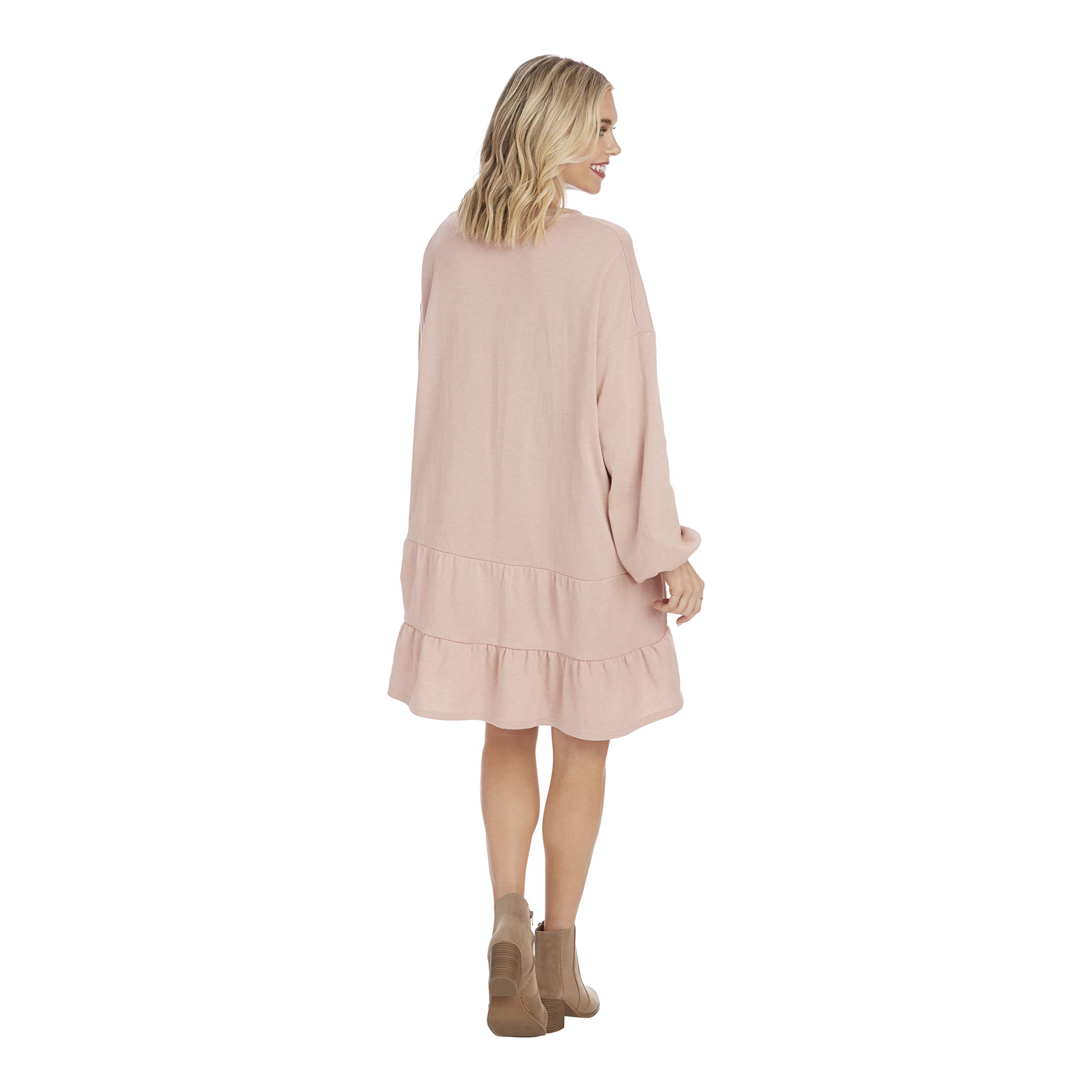 Mud Pie Women's Kristy Sweatshirt Dress - Cozy Long Sleeve Pullover Tunic for Casual Wear, Lounge & Fall Outfits | Plus Size Options Available