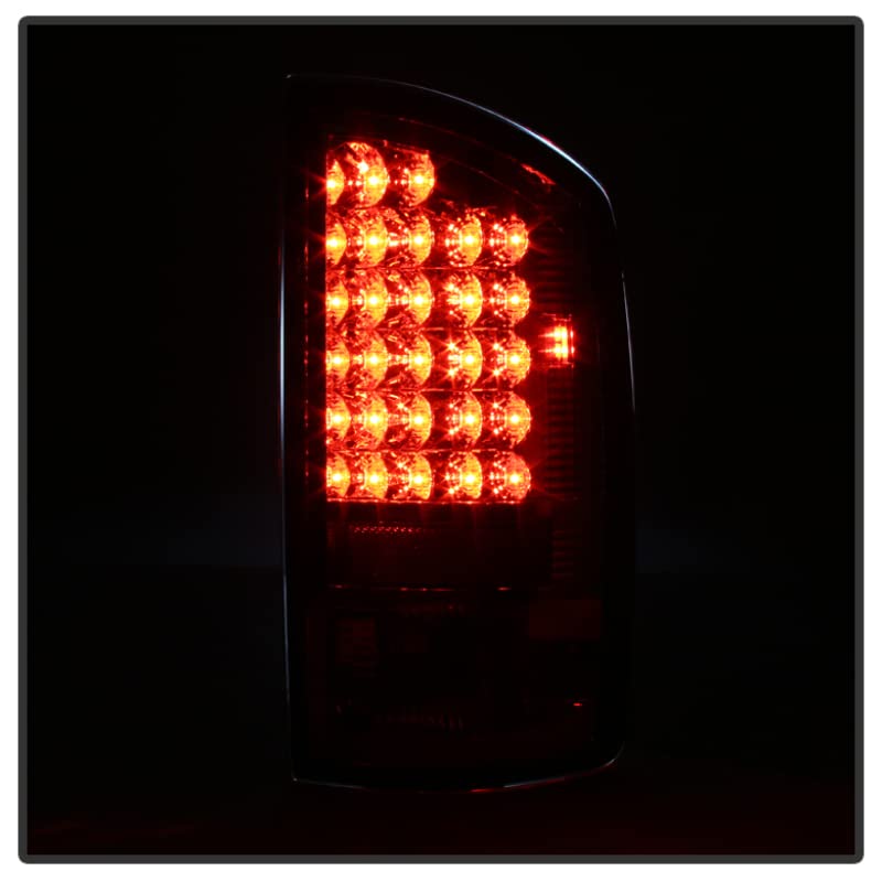Spyder Auto 5002570 LED Tail Lights - Red/Clear Smoke Lens - Compatible with Select Car Models - Enhanced Visibility & Style for Night Driving