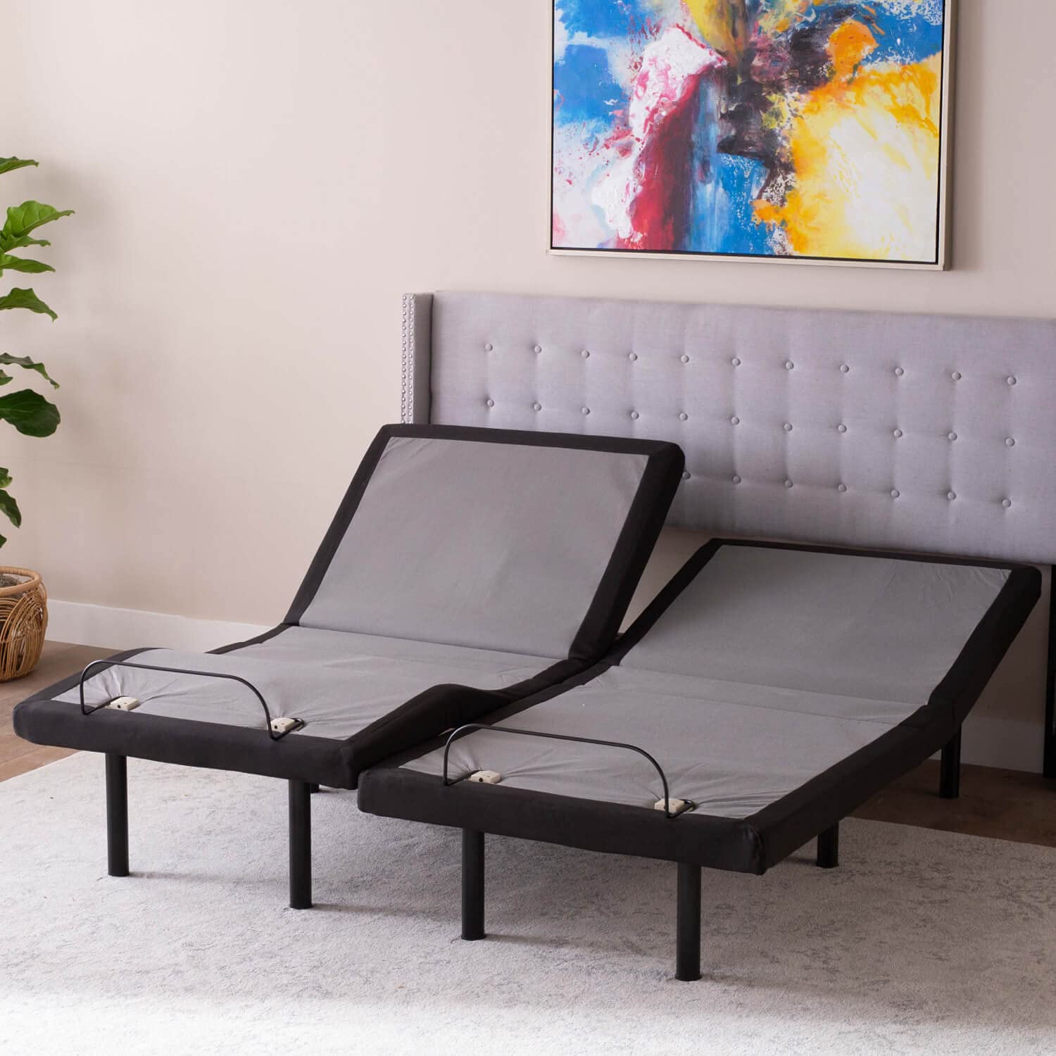 GhostBed Adjustable Base Split King 11