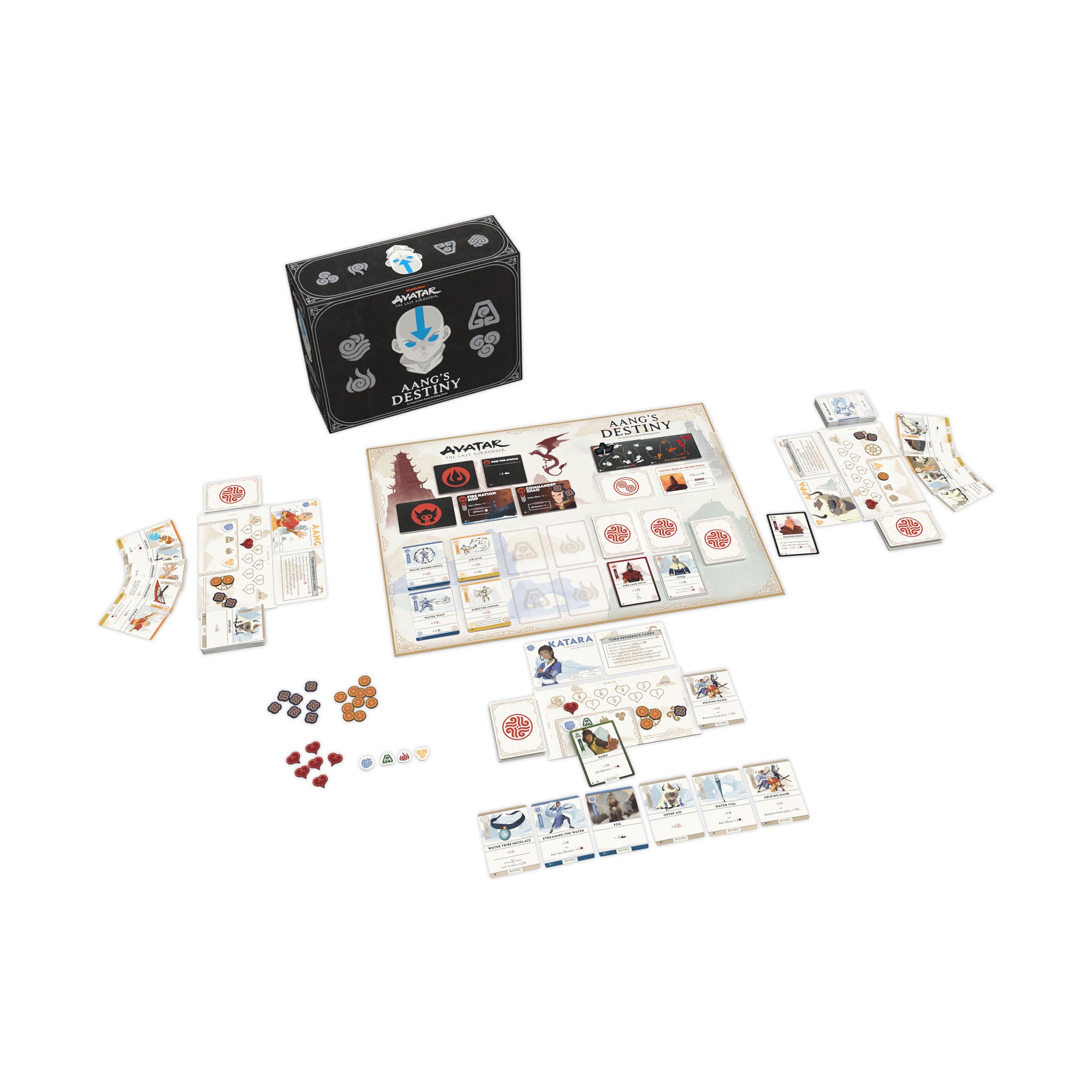 Avatar: The Last Airbender Aang's Destiny Cooperative Deck Building Game | Strategy Card Game for Teens & Adults | Perfect for Game Nights & Family Gatherings