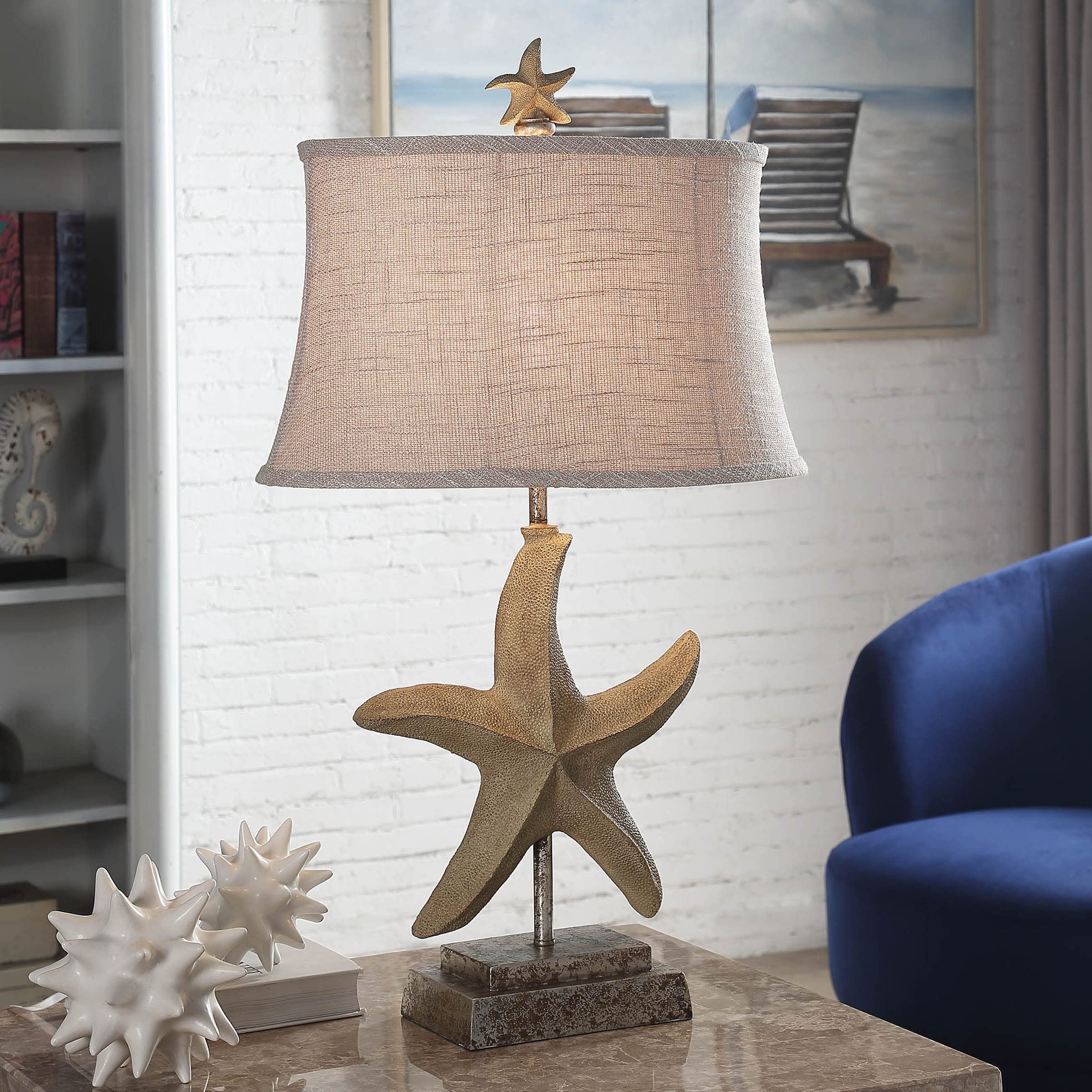 BLACK FOREST DECOR Starlight Table Lamp - Romantic Bedside Night Light for Bedroom, Living Room & Nursery Decor
