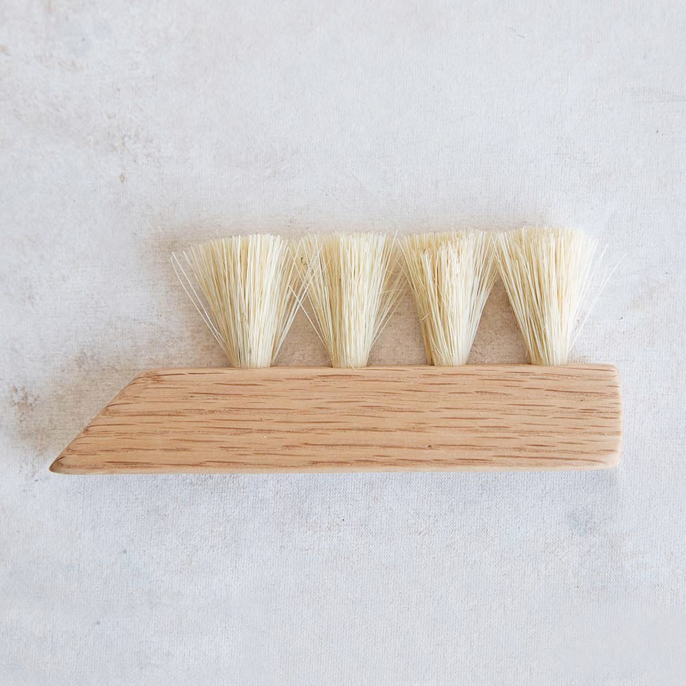 Premium Medium Wooden Counter Brush No. MT0949 - Natural Wood Handle for Kitchen, Bar & Restaurant Cleaning - Perfect for Countertops, Tables & Hard Surfaces