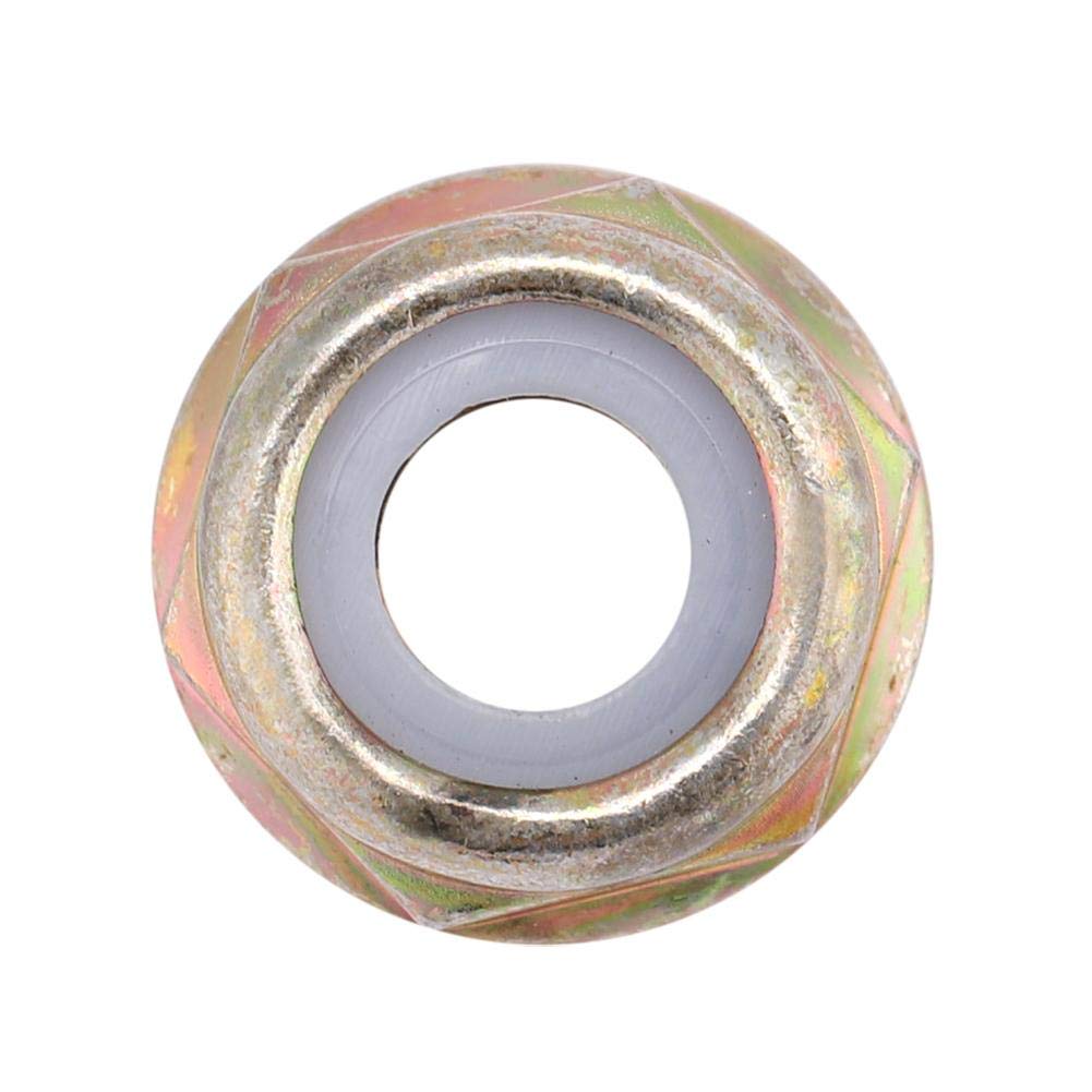 Universal M10x1.25 Left-Hand Threaded Blade Nut Replacement for Brush Cutter & Trimmer | Heavy Duty Left Hand Thread Accessory | Perfect for Lawn Care, Landscaping & Gardening Maintenance