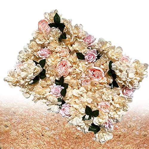 12pcs, Champagne+pink