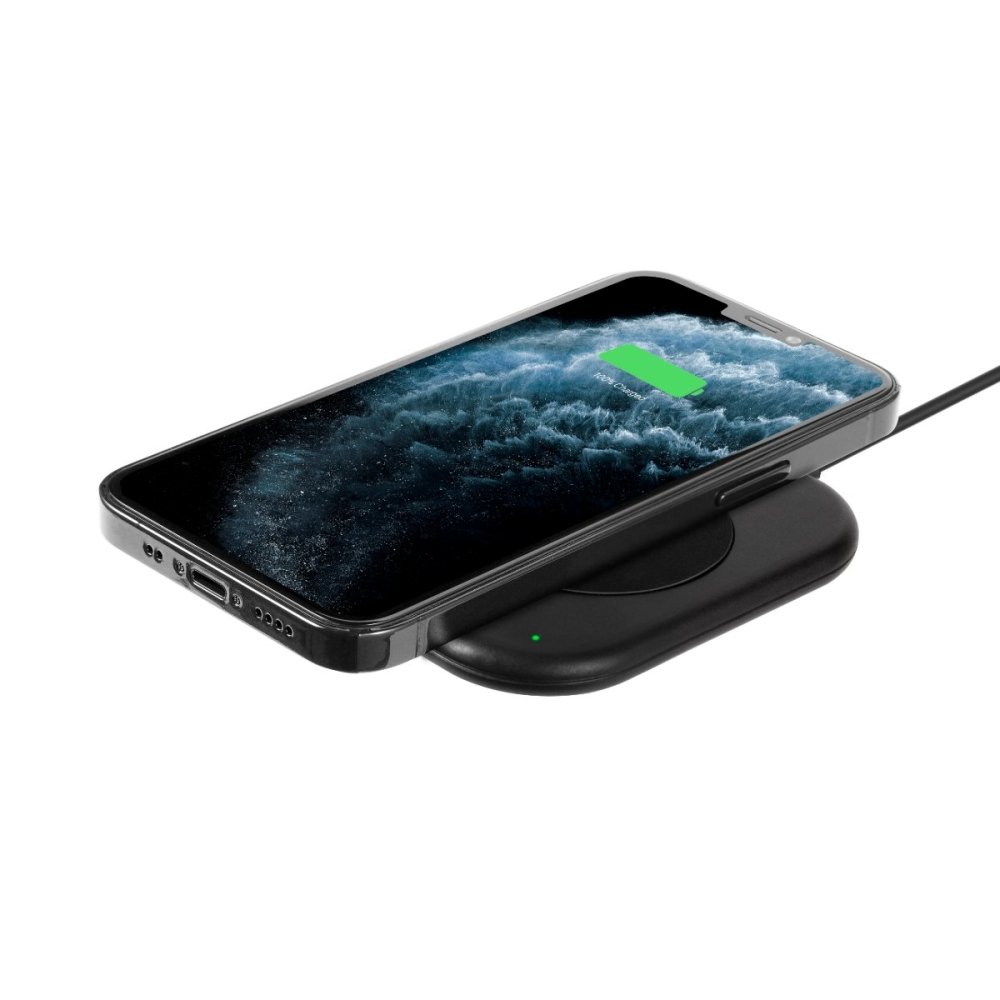 3sixT Karma 15W Fast Wireless Charger Pad - Qi Certified for iPhone 15/14/13/12, Samsung Galaxy S23/S22/S21, AirPods - Perfect for Nightstand, Office Desk & Car Charging