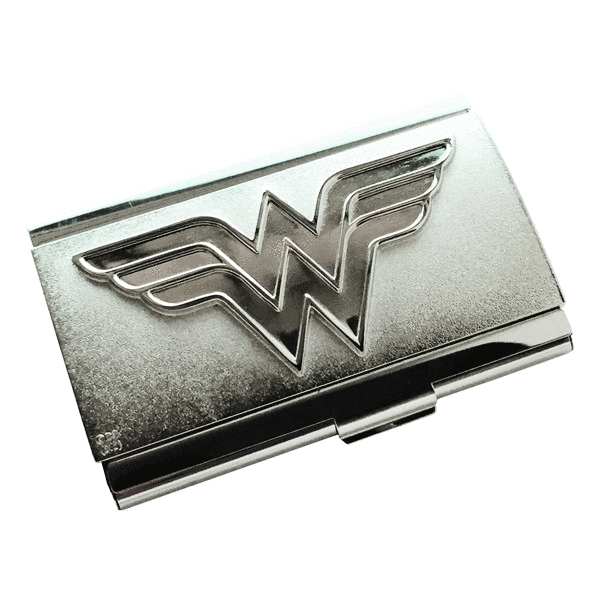 DC Comics Wonder Woman Card Holder - Premium Leather Wallet for Credit Cards, ID & Cash - Perfect for Fans, Collectors & Everyday Use