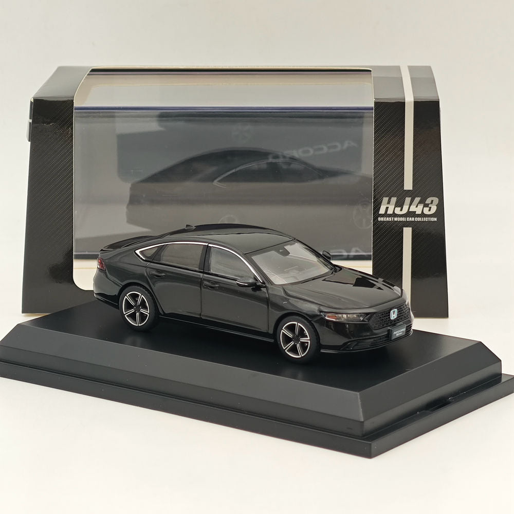 1/43 Honda Accord Crystal Black Pearl Diecast Model Car - Hobby Japan HJ431008BK - Perfect for Collectors, Display, and Gift Giving
