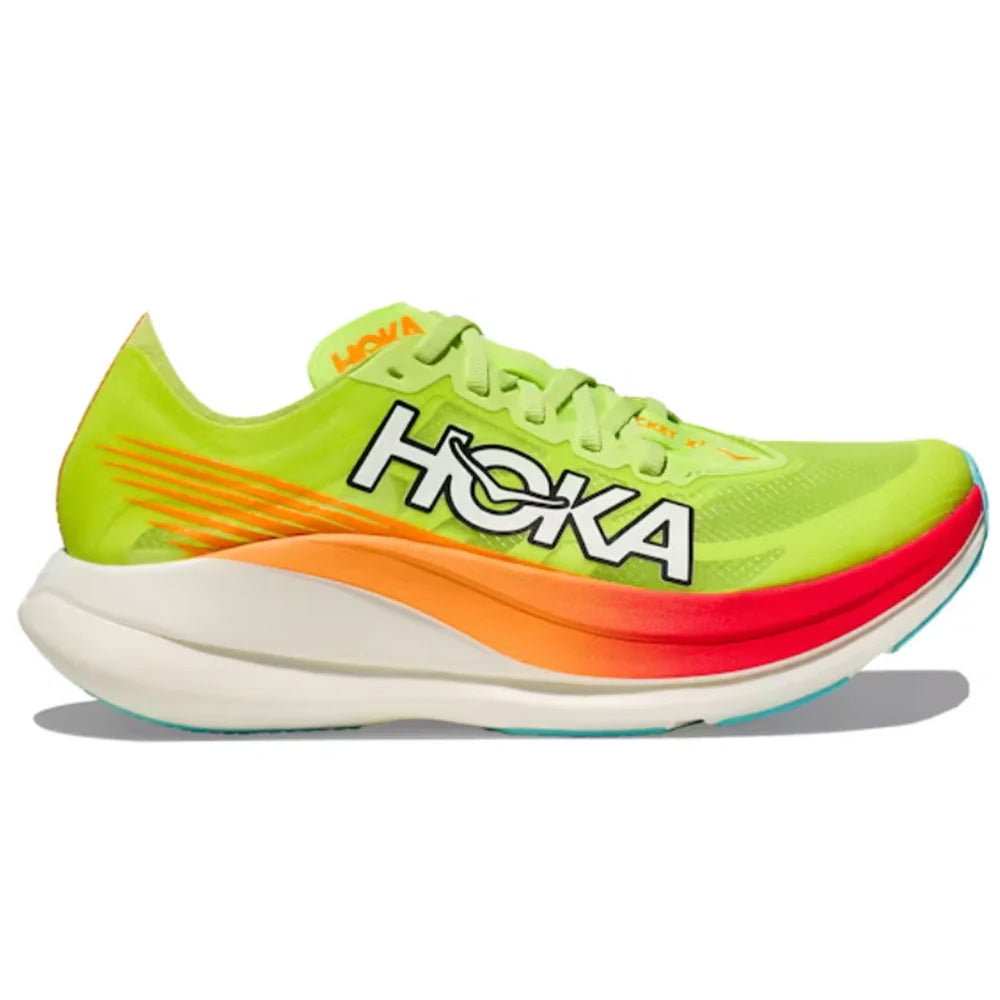 HOKA ONE ONE Rocket X 2 Running Shoes for Men & Women - Lightweight Performance Sneakers for Marathon, Training & Road Running
