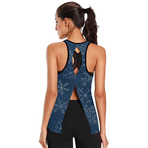 Blue Snowflake Glitter