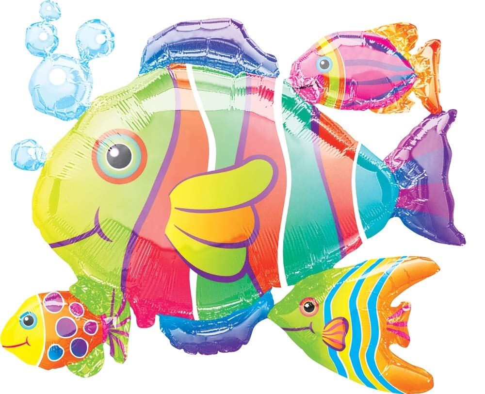Sea Buddies 2nd Birthday Party Supplies - Underwater Ocean Animals Theme Balloon Bouquet Decorations for Kids Birthday, Baby Shower & Under the Sea Party Decor