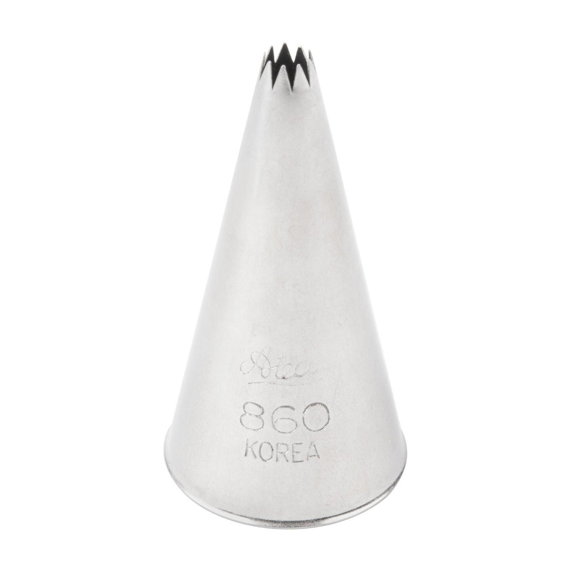 Ateco 860 French Star Pastry Tip #0 - Professional Stainless Steel Baking Decorating Nozzle for Cakes, Cupcakes, Cookies | Perfect for Home Bakers & Pastry Chefs