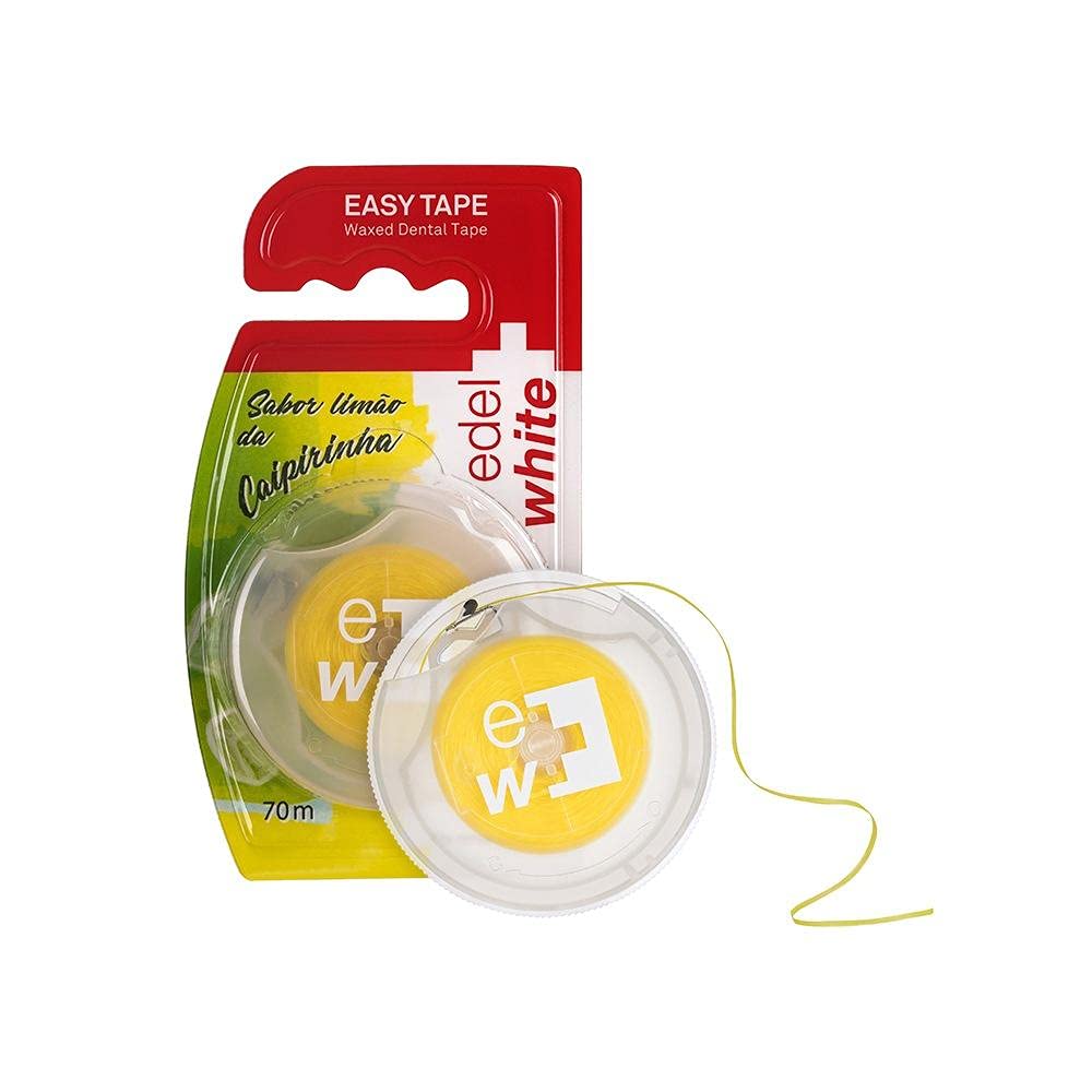 Premium Waxed Dental Floss Tape - Mint Lime Flavor for Fresh Breath & Healthy Gums - Perfect for Travel, Home & Office Oral Care