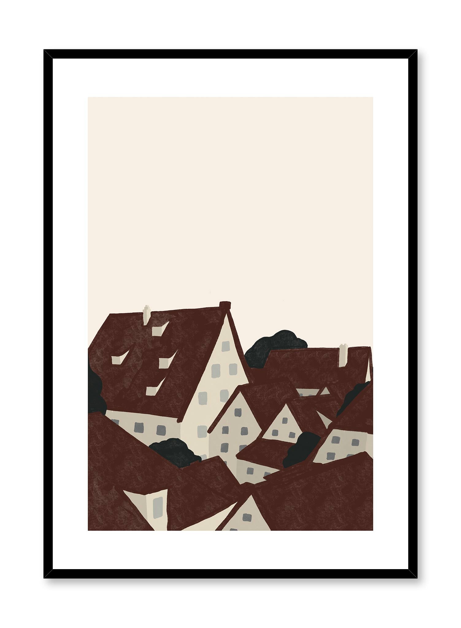 Amsterdam Cityscape Aerial View Poster - Stunning Wall Art for Home, Office & Travel Decor