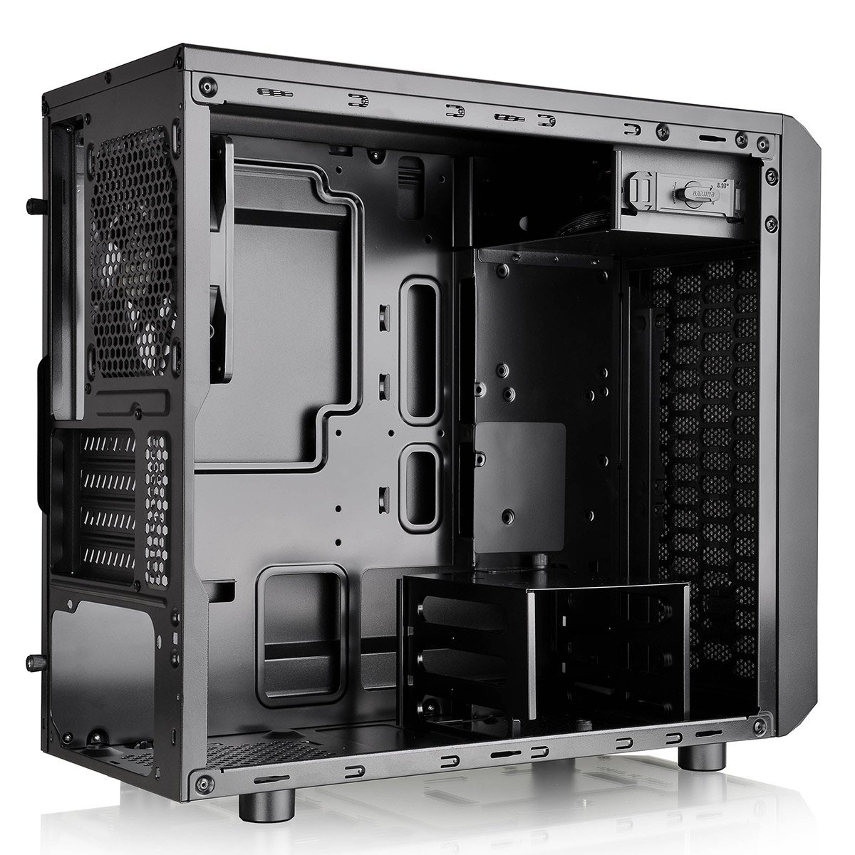Thermaltake Versa H15 Black M-ATX Gaming PC Case - Compact Tower for High Performance Gaming & Workstation Builds - Perfect for Small Spaces & Home Offices