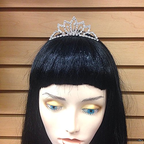 Sparkling Silver Crystal Rhinestone Princess Tiara - Medium Size 2