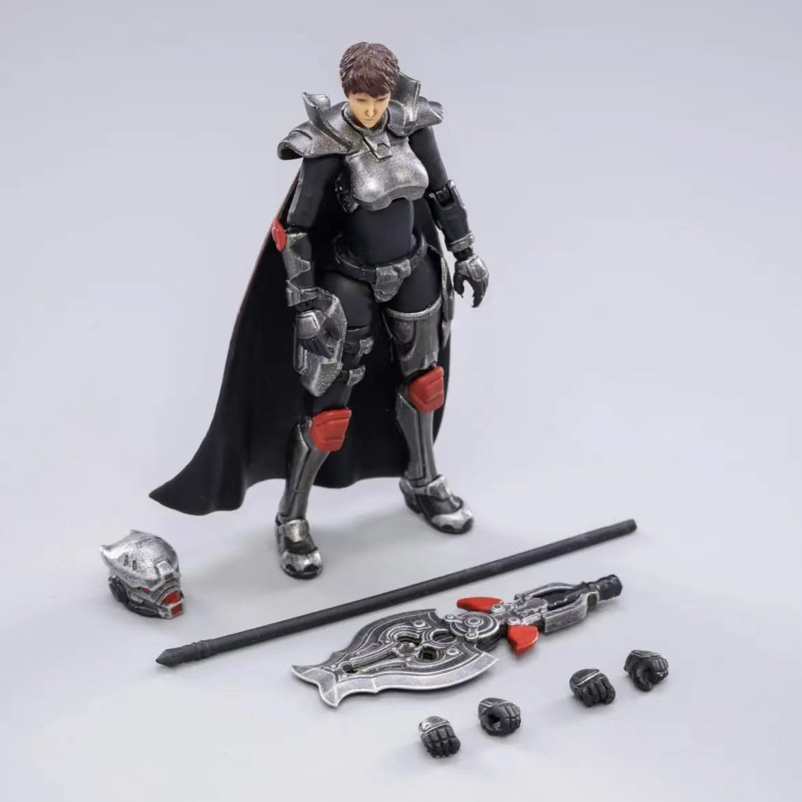 JOYTOY 1/18 Scale Transformable Mecha Action Figure - Saluk Flame Dragon Cavalry Crimson Model | Collectible Robot Toy for Display & Battle Scenes | Perfect for Anime Fans & Model Enthusiasts