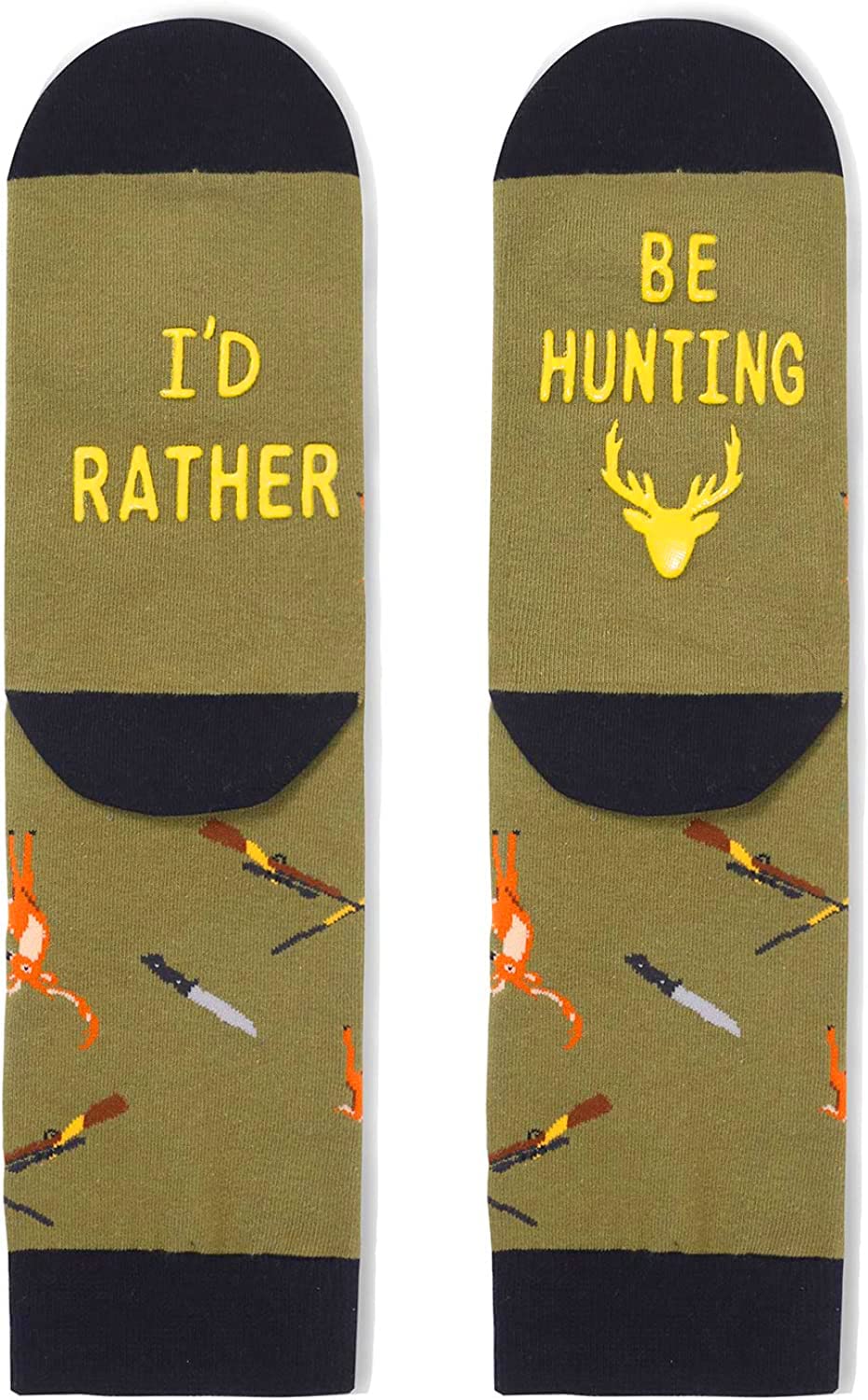 HappyPop Hunting Gifts for Men & Boys - Deer Hunter Socks for Men Who Have Everything - Perfect for Hunting Trips, Outdoor Adventures & Gifts for Hunters