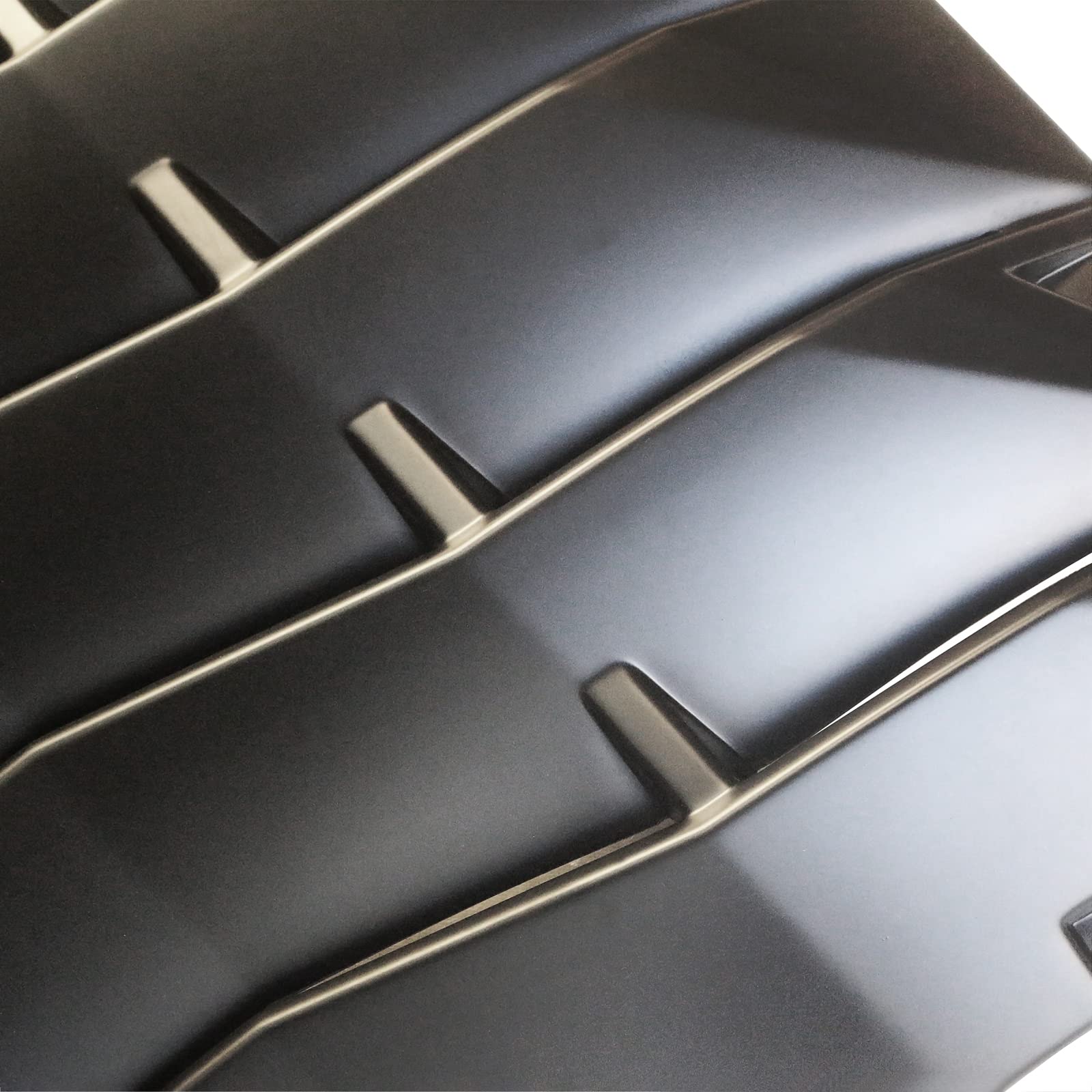 2011-2022 Dodge Charger Window Louver Scoops Vent Cover - Matte Black | Sleek Exterior Upgrade for Muscle Cars | Perfect for Street Racing & Car Shows